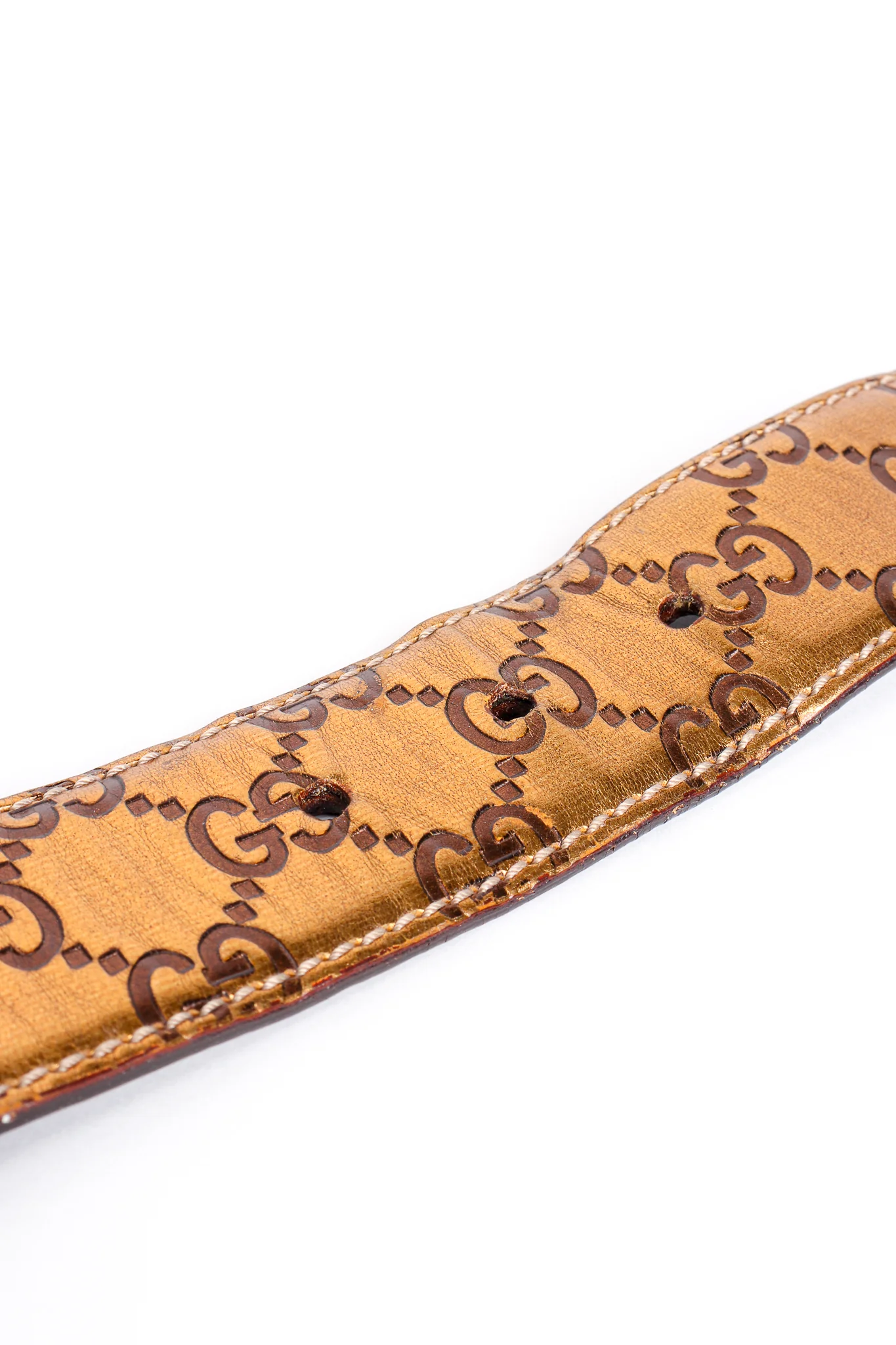 Metallic Monogram GG Belt - Image 12