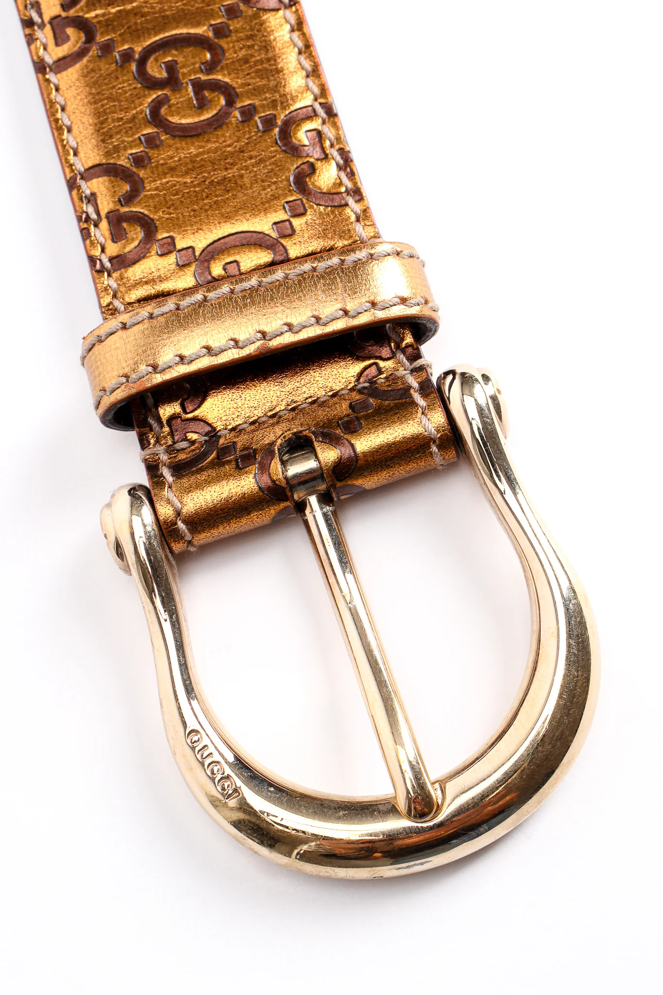 Metallic Monogram GG Belt - Image 5