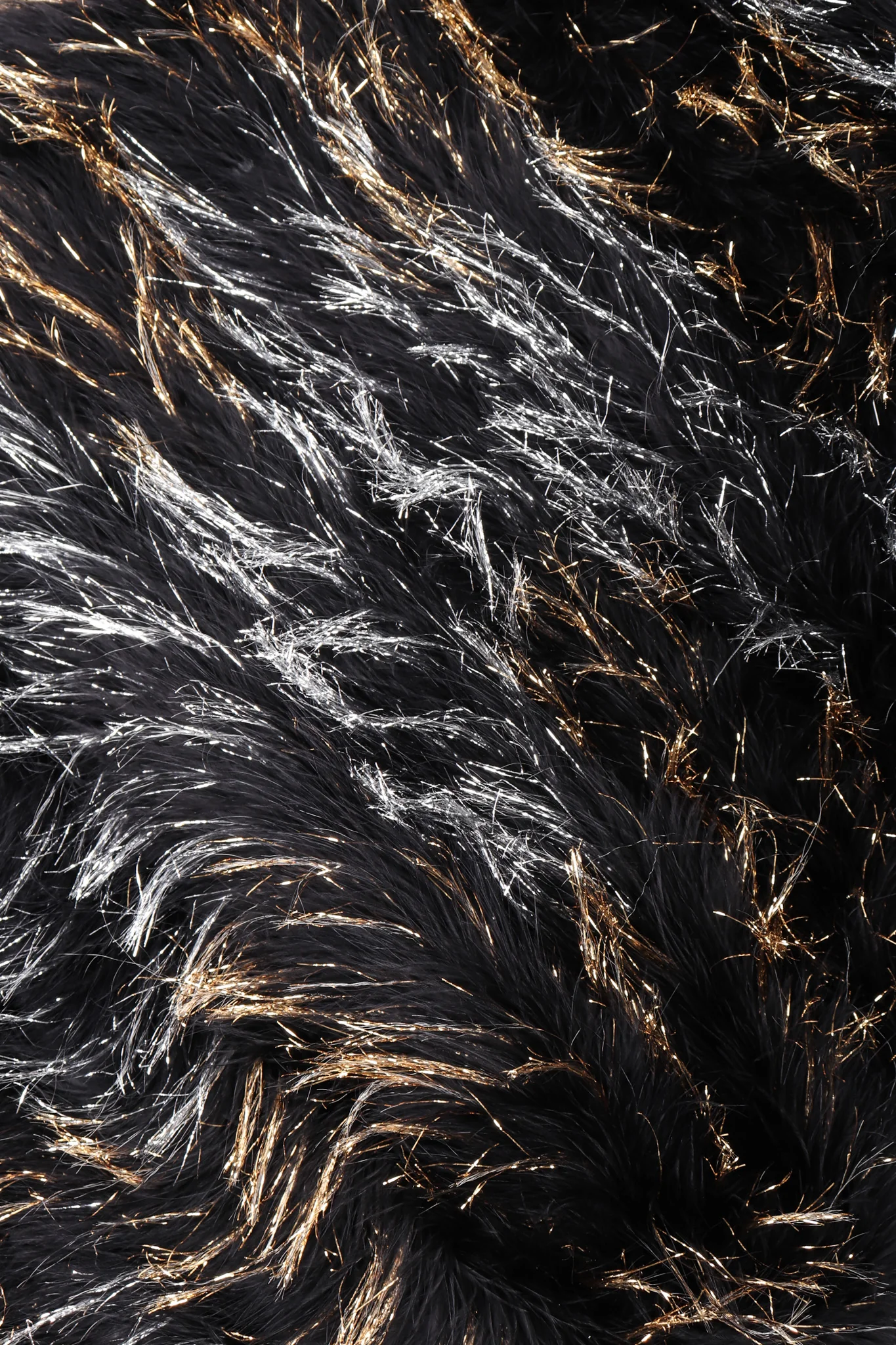 Metallic Marabou Tinsel Jacket - Image 12