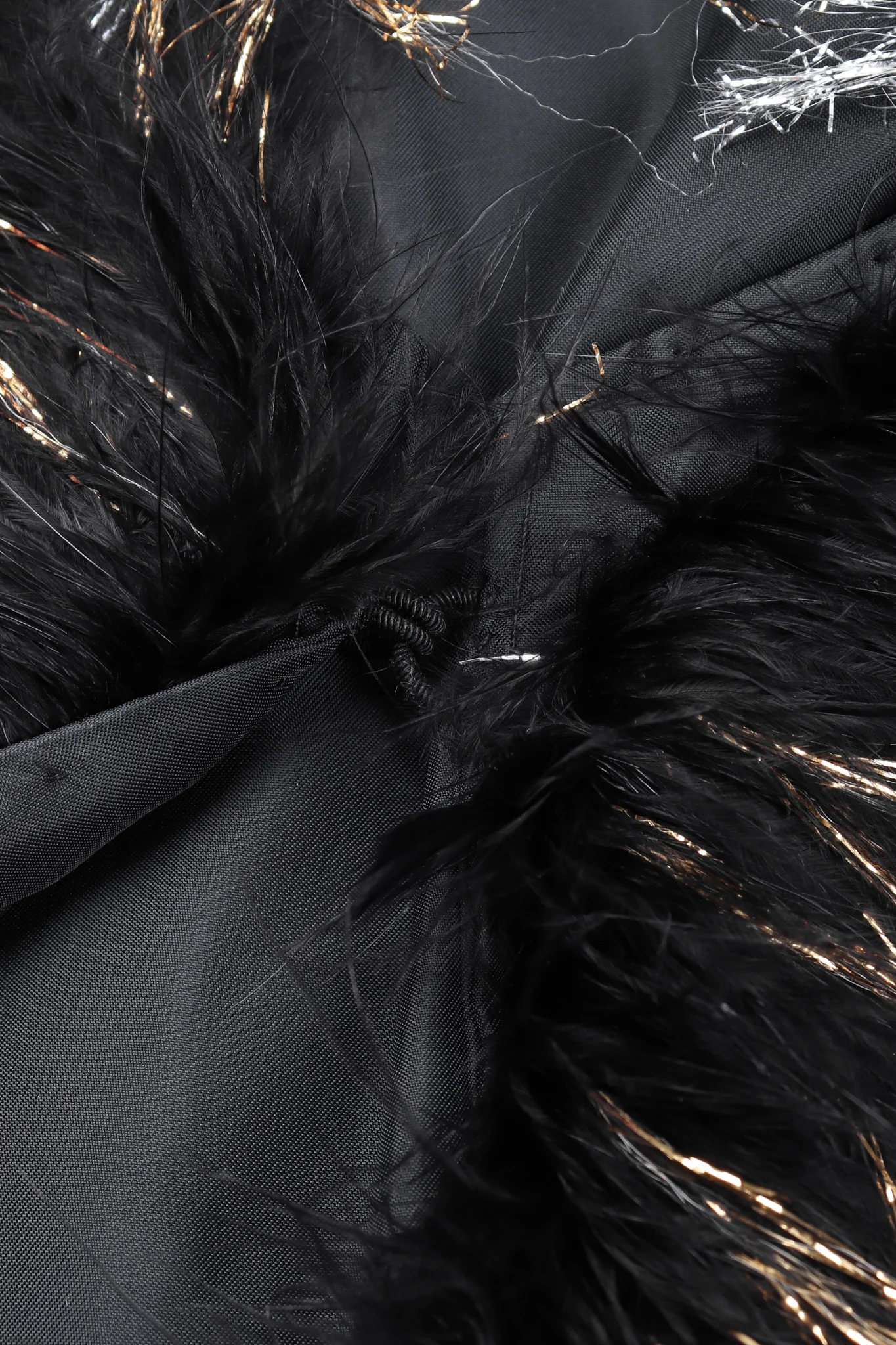 Metallic Marabou Tinsel Jacket - Image 13