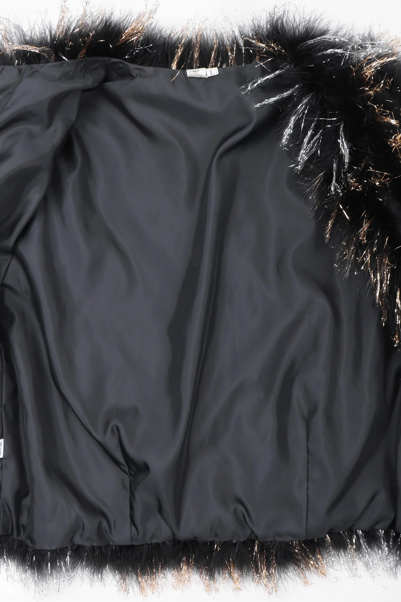 Metallic Marabou Tinsel Jacket - Image 14