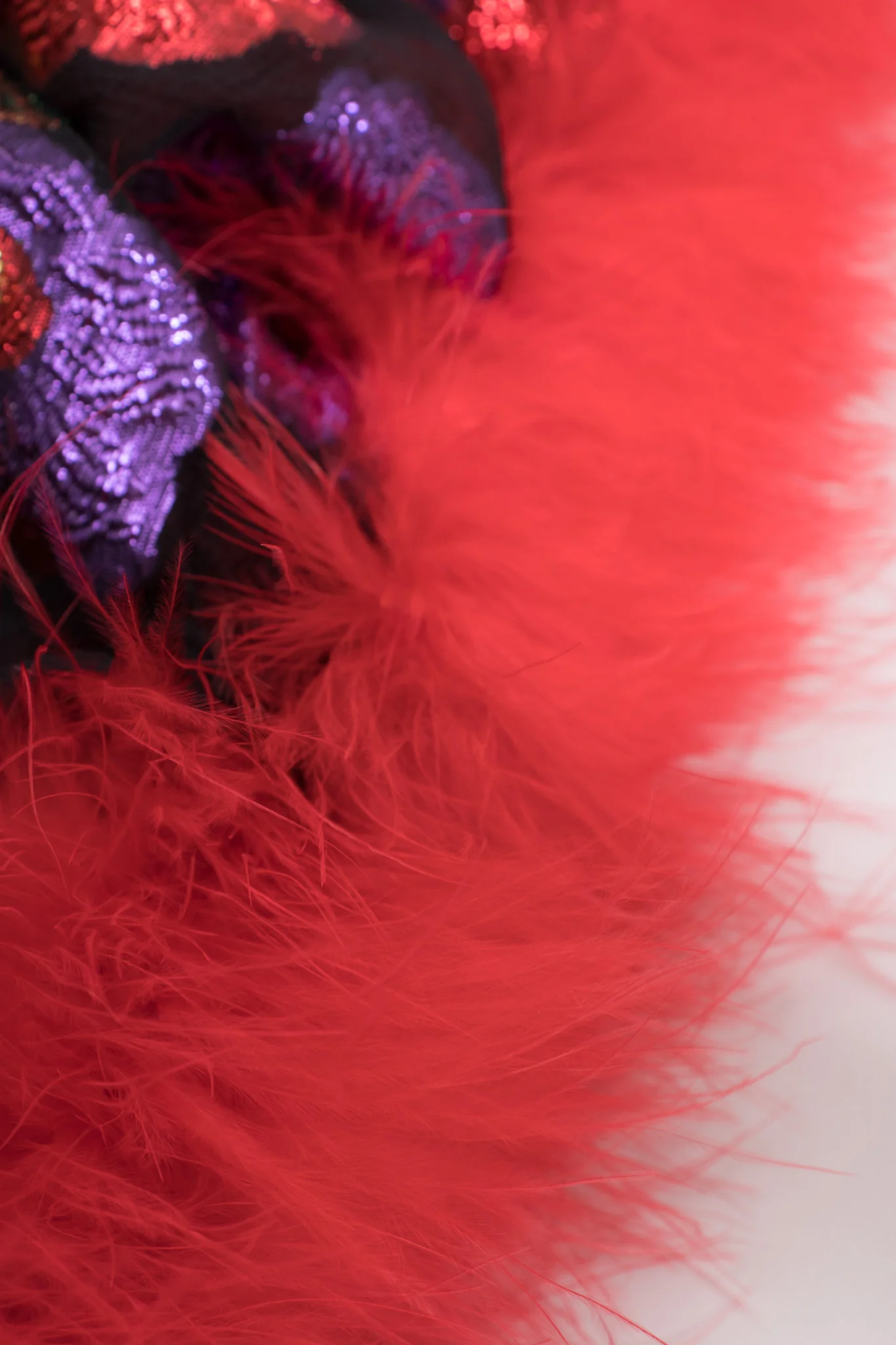 Metallic Marabou Bedroom Jacket - Image 11