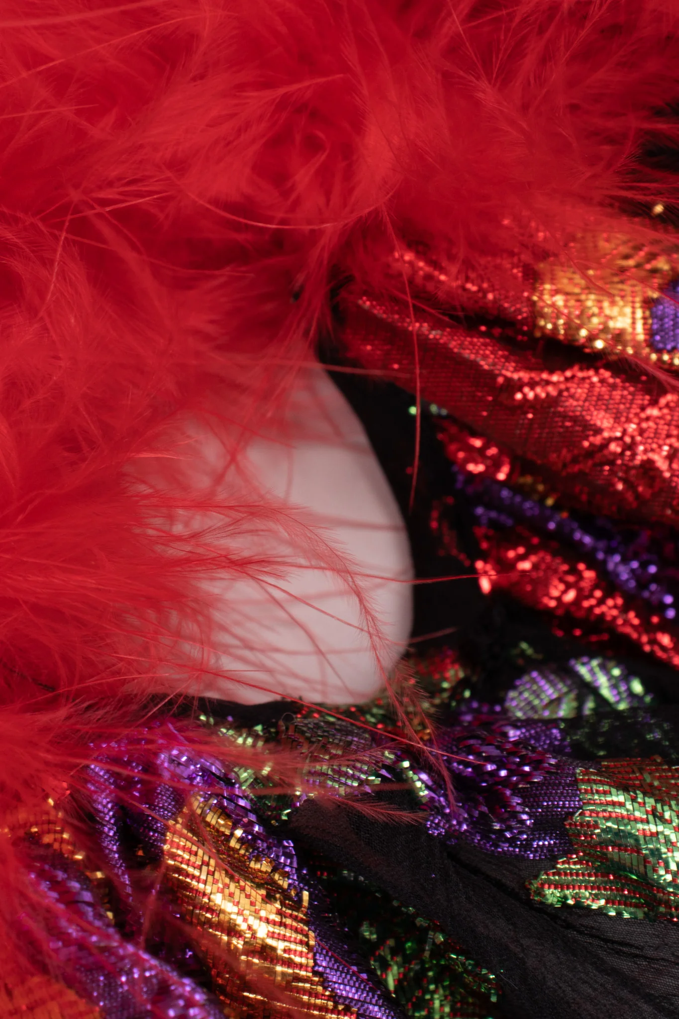 Metallic Marabou Bedroom Jacket - Image 17
