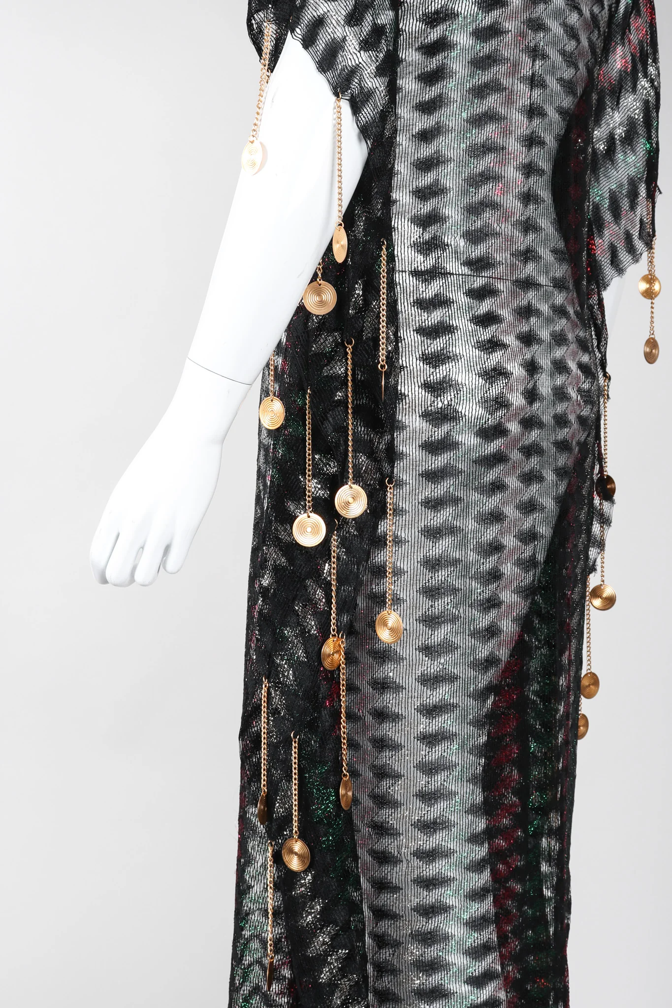 Metallic Medallion Caftan - Image 2