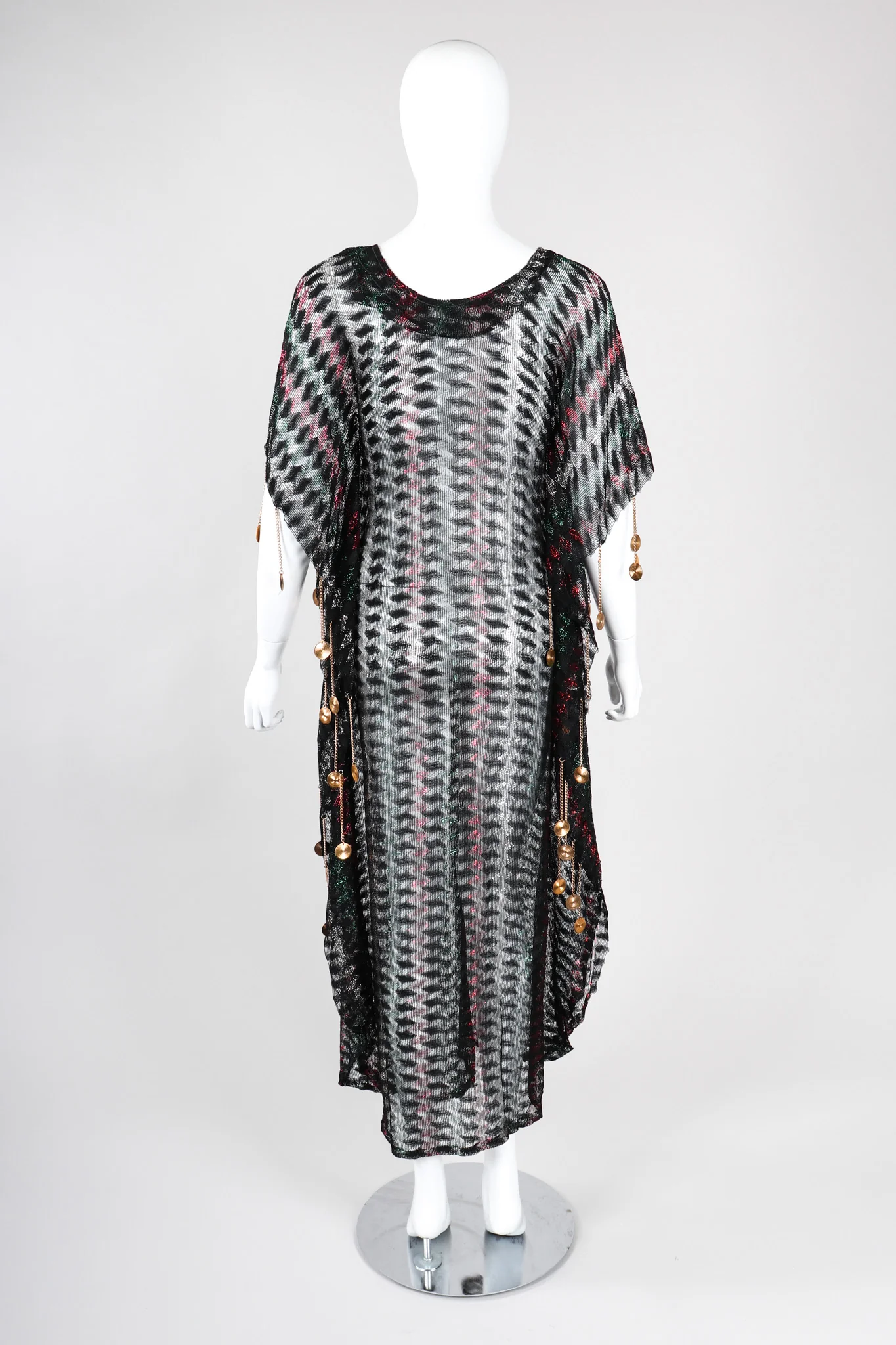 Metallic Medallion Caftan - Image 7