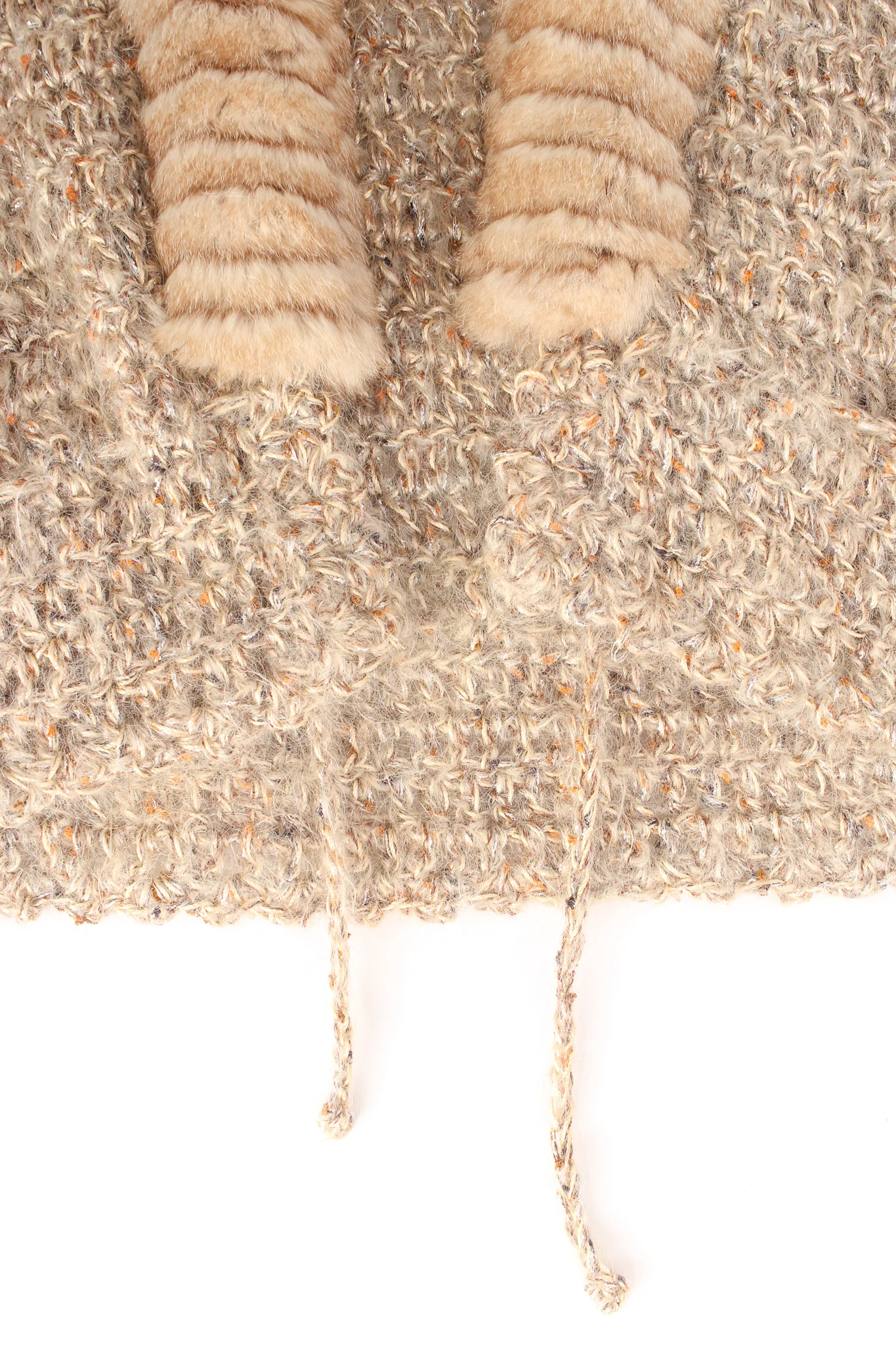 Metallic Mohair Chinchilla Cardigan - Image 6