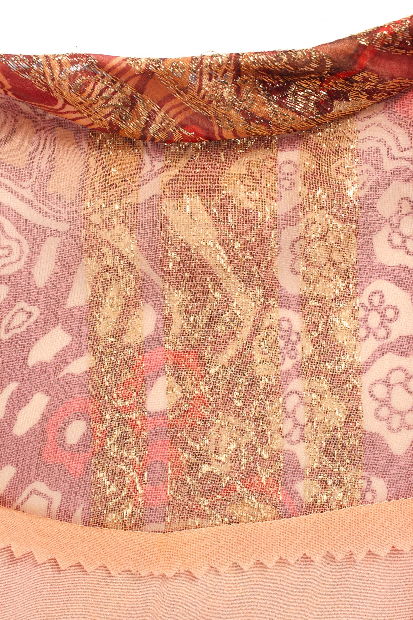Metallic Moiré Pleated Dress - Image 11