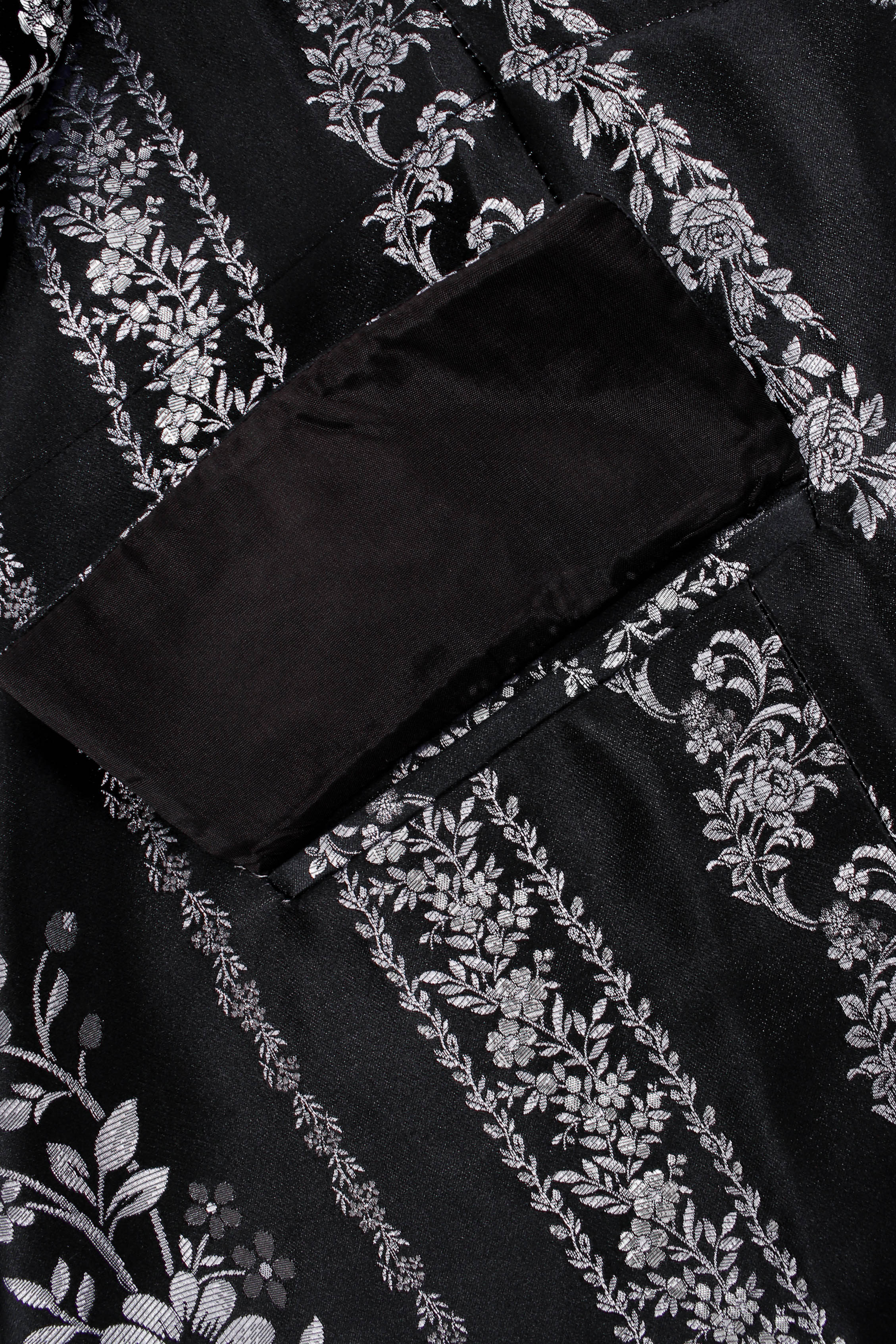 Metallic Floral Brocade Jacket - Image 11