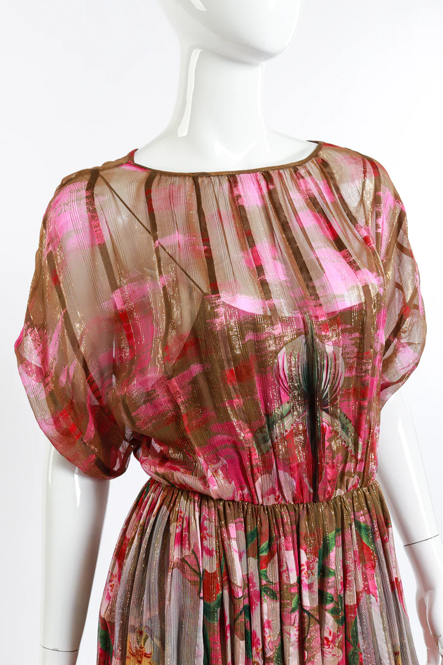 Metallic Orchid Dress - Image 4