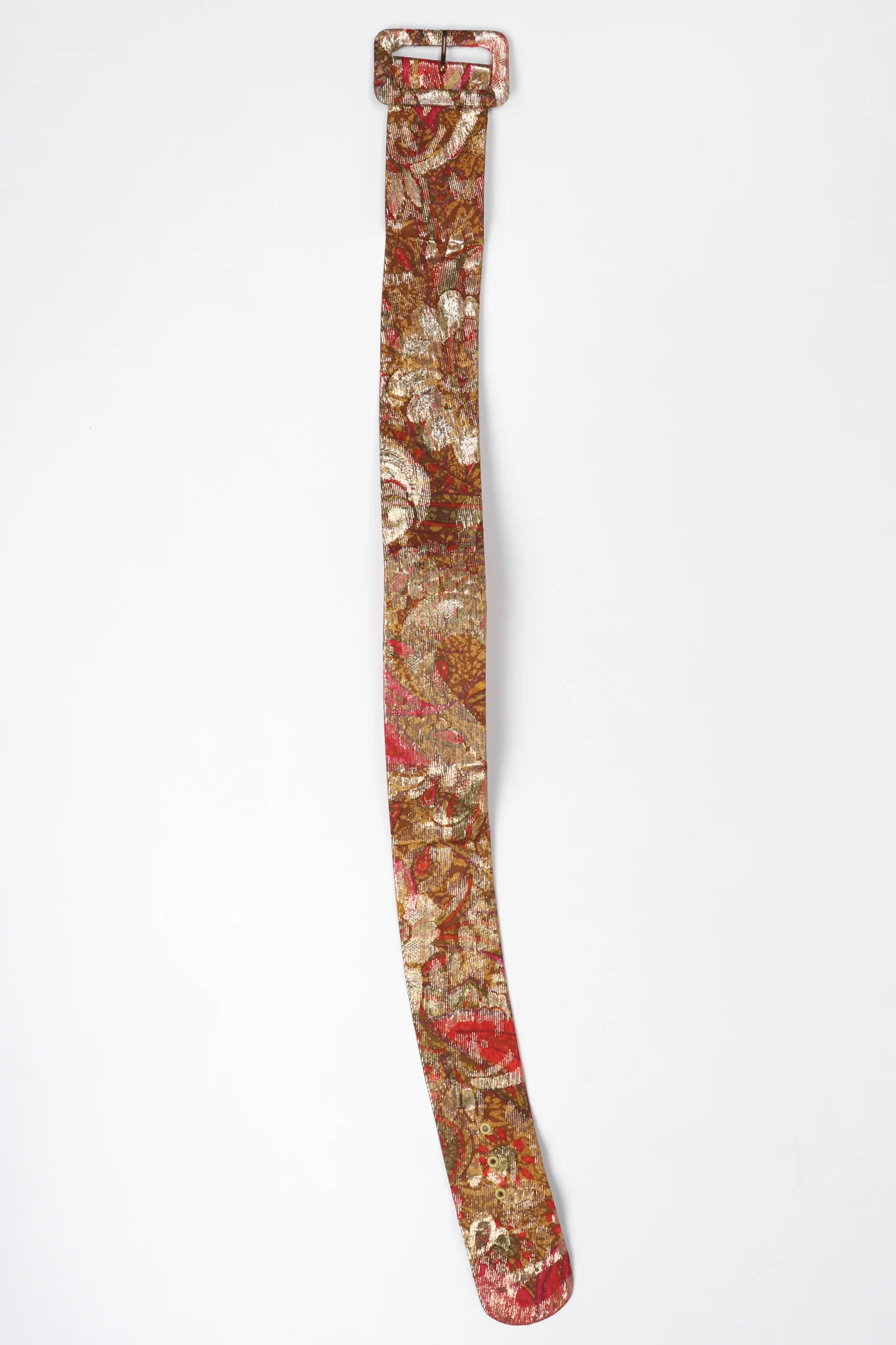 Metallic Paisley Cocktail Dress - Image 17