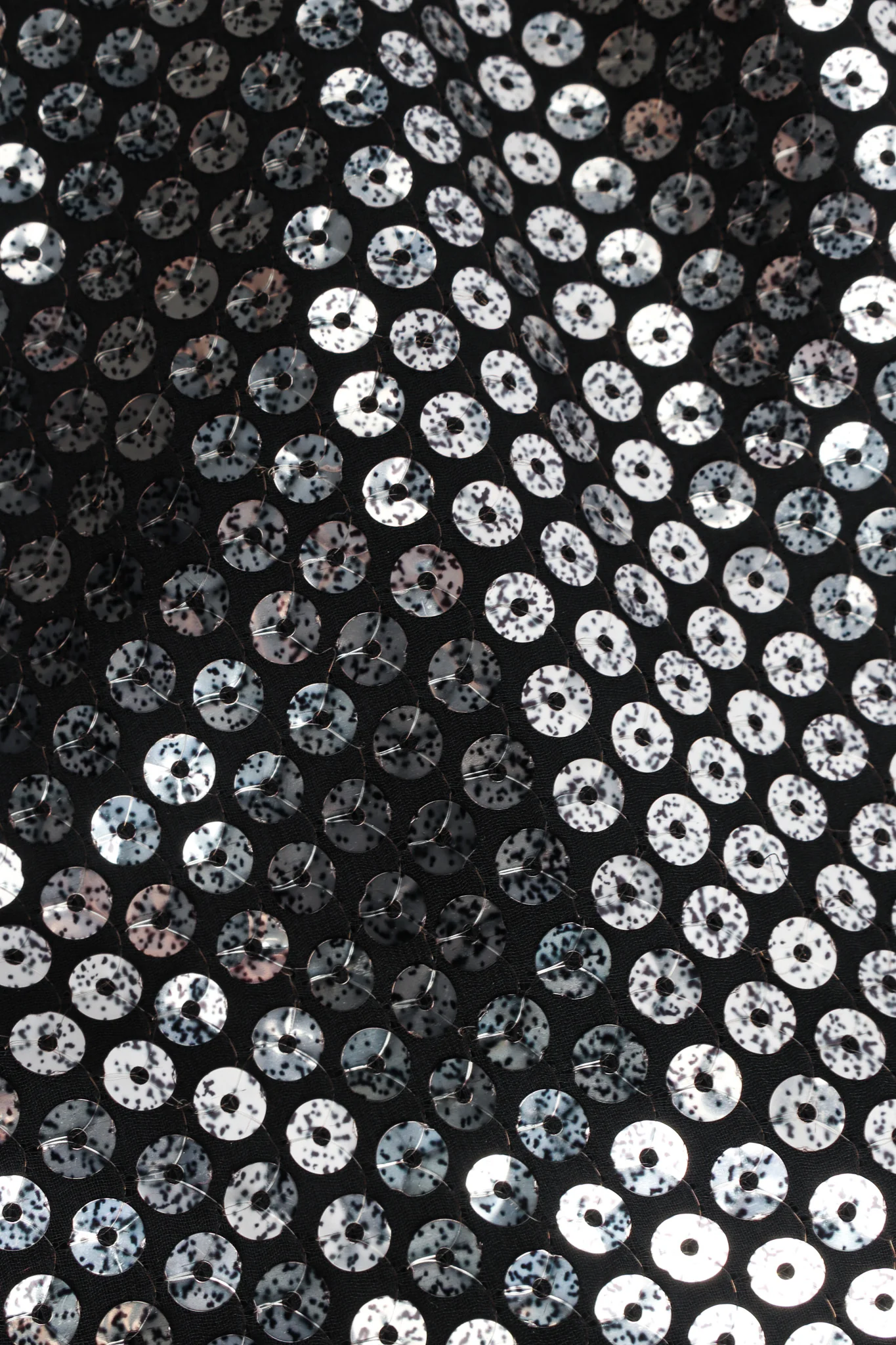Metallic Sequin Silk Dress - Image 5