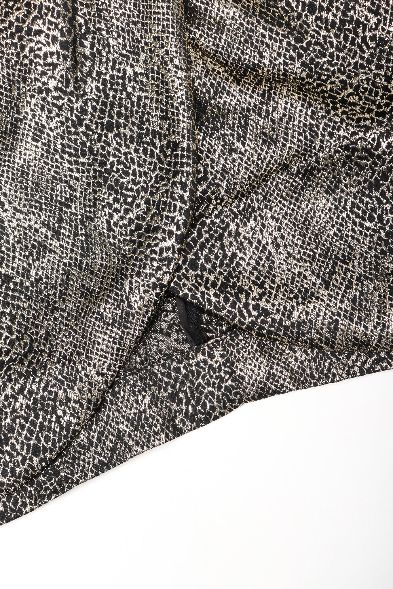 Metallic Snake Lamé Choker Dress - Image 7