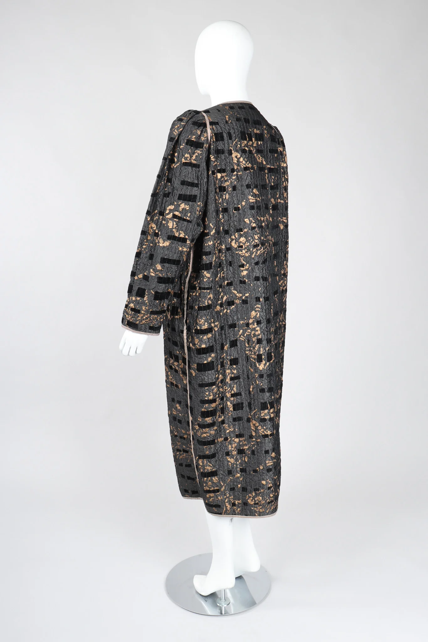 Metallic Splatter Quilted Duster - Image 5