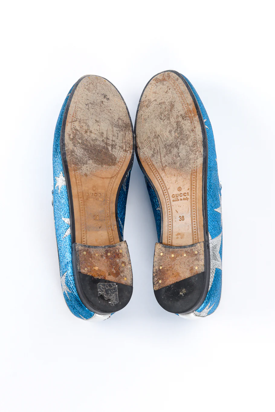 Metallic Star Loafers - Image 13