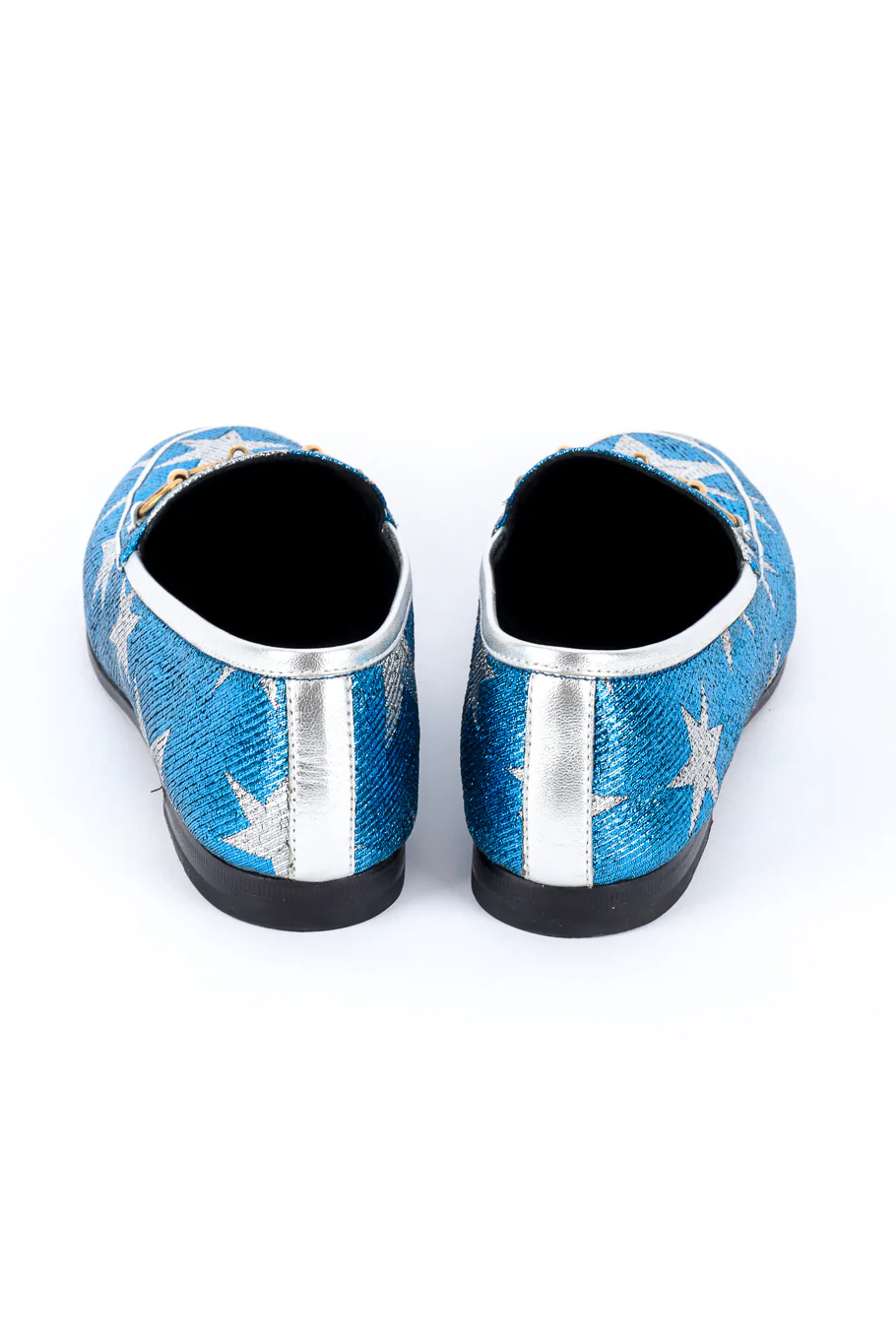 Metallic Star Loafers - Image 7