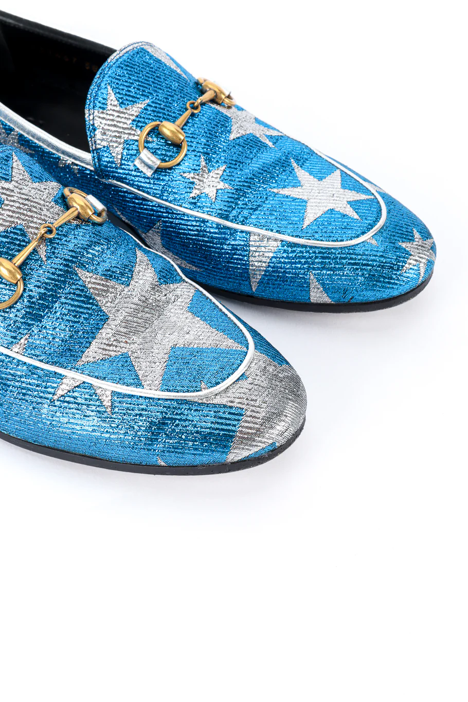 Metallic Star Loafers - Image 9