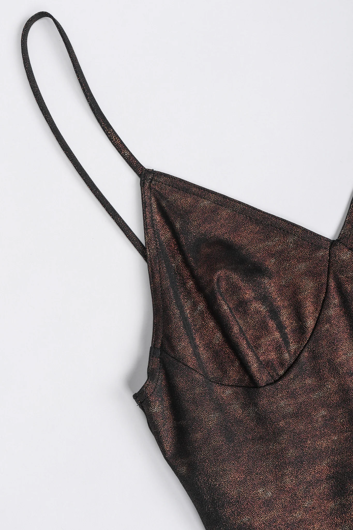 Metallic Stretch Slip Dress - Image 10