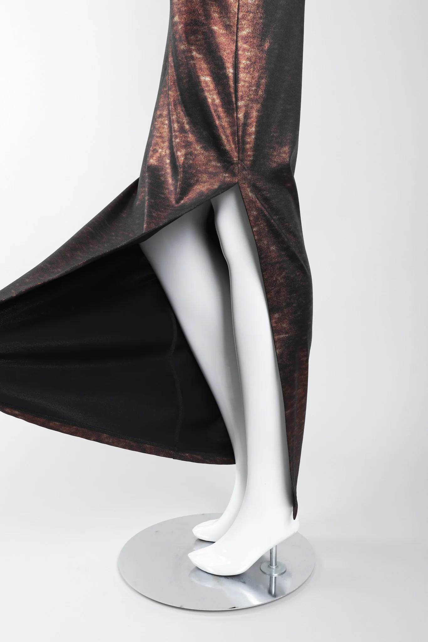 Metallic Stretch Slip Dress - Image 9