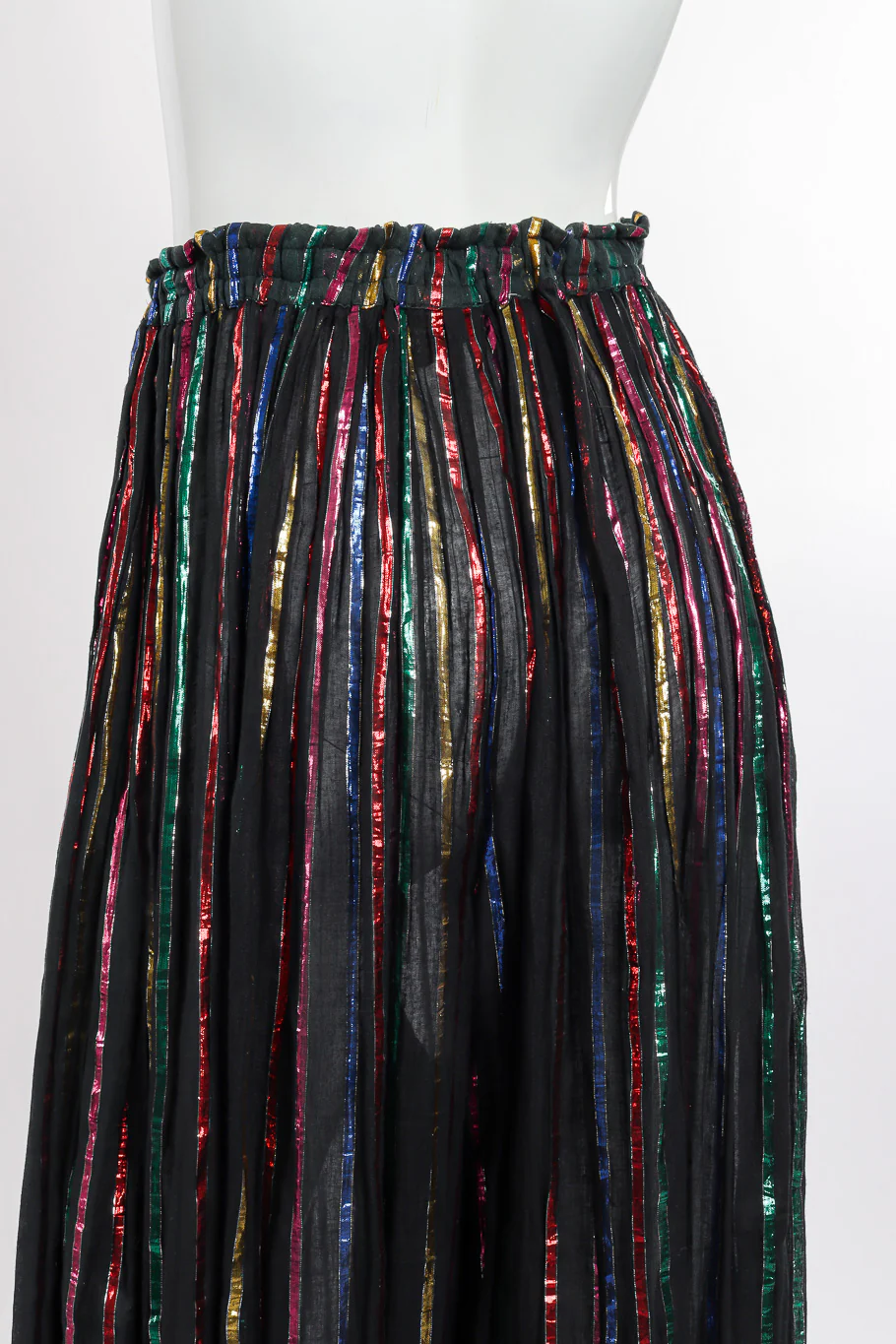 Metallic Stripe Balloon Pants - Image 4