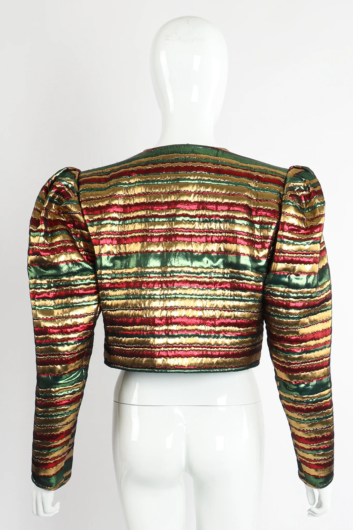 Metallic Stripe Bolero Jacket - Image 5