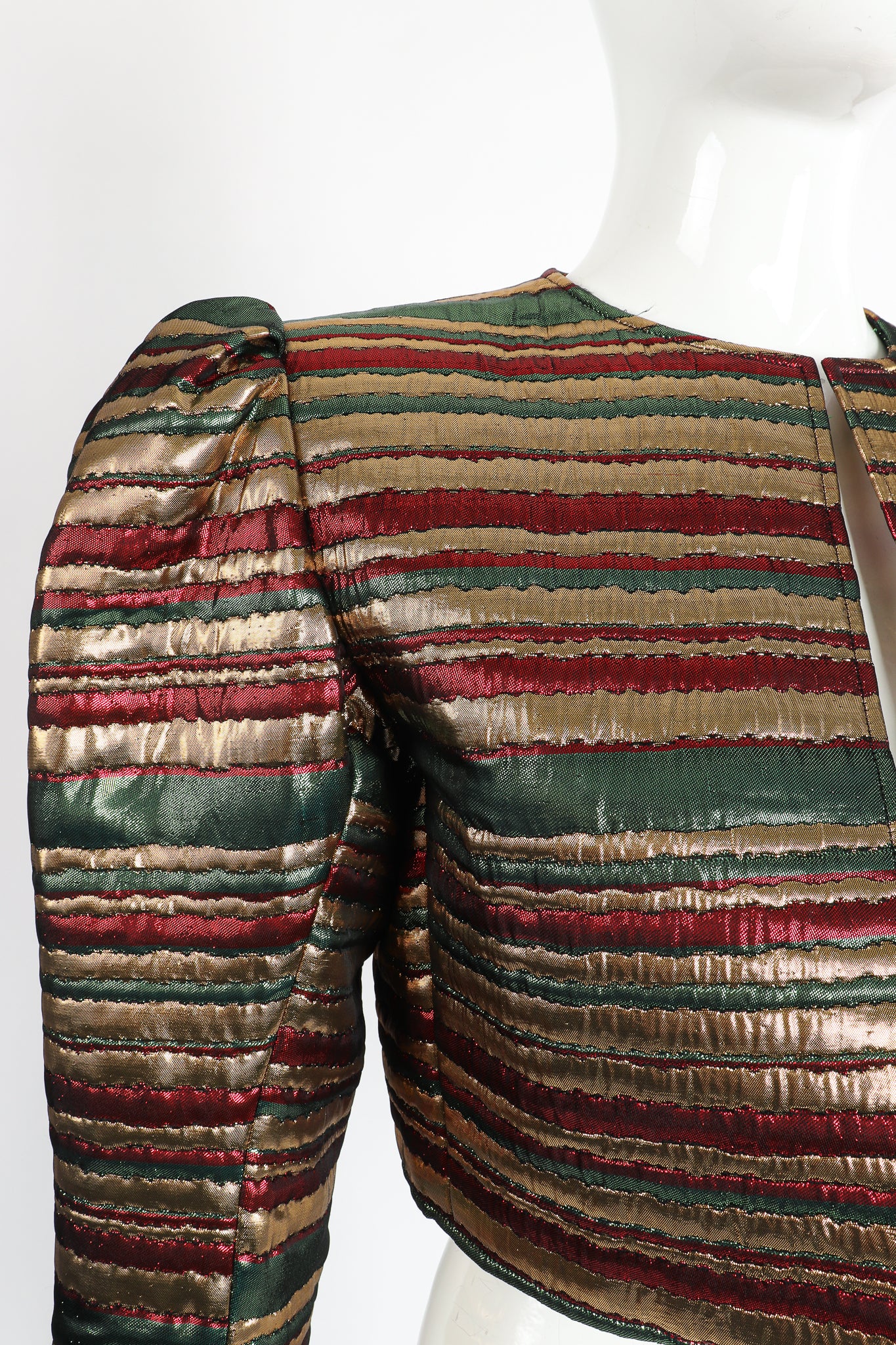 Metallic Stripe Bolero Jacket - Image 6