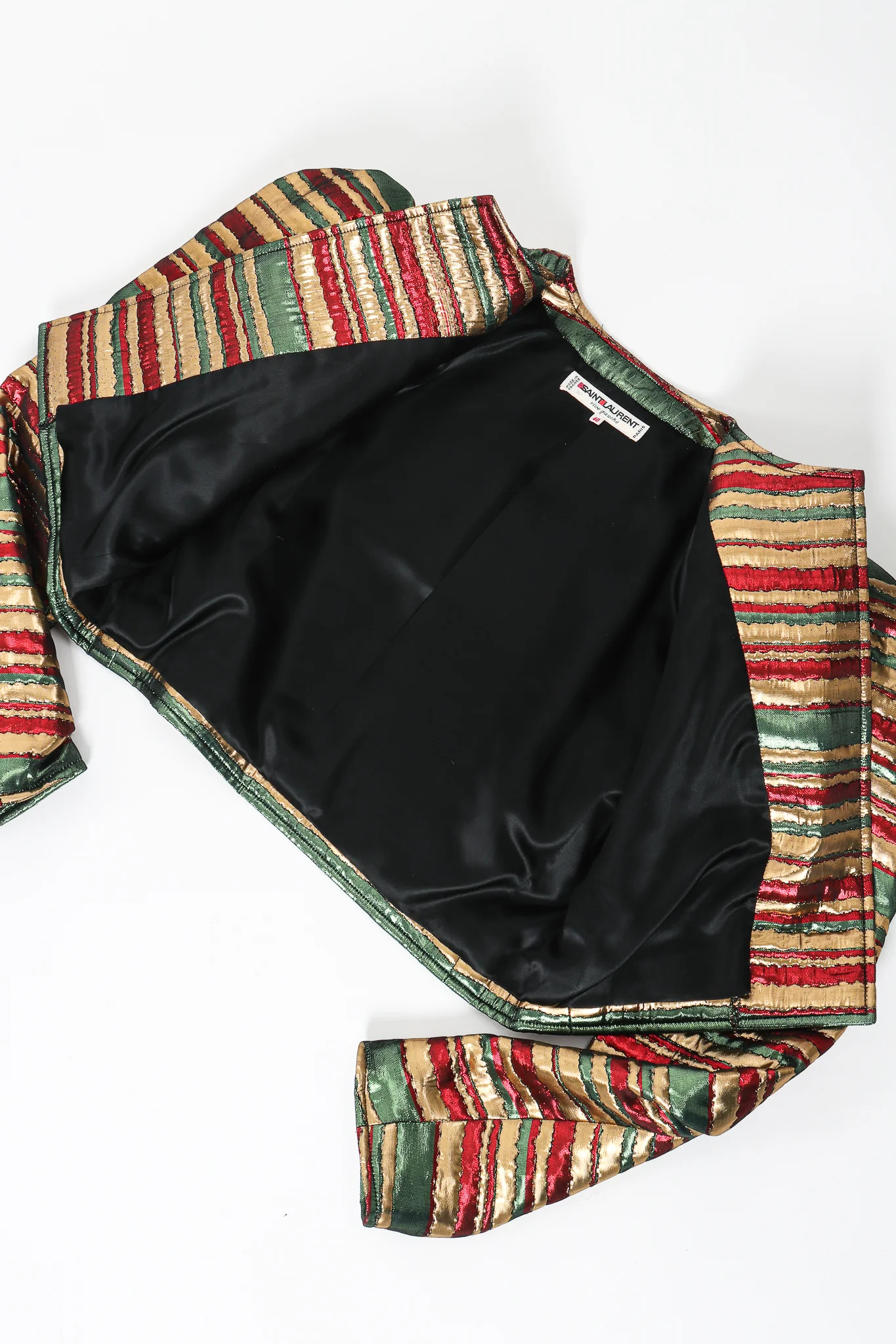 Metallic Stripe Bolero Jacket - Image 9