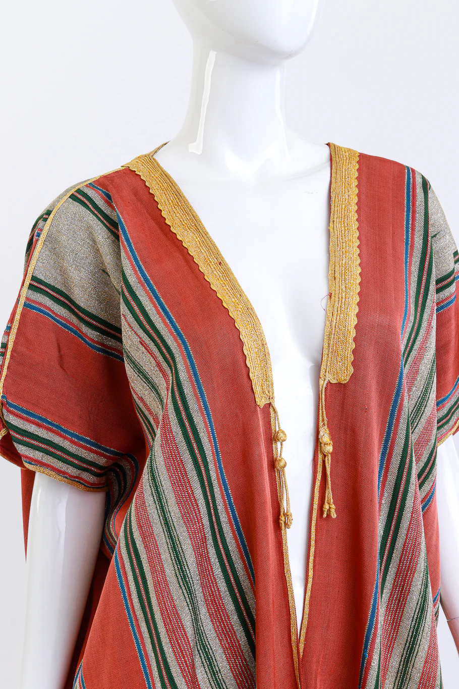 Metallic Stripe Caftan - Image 3