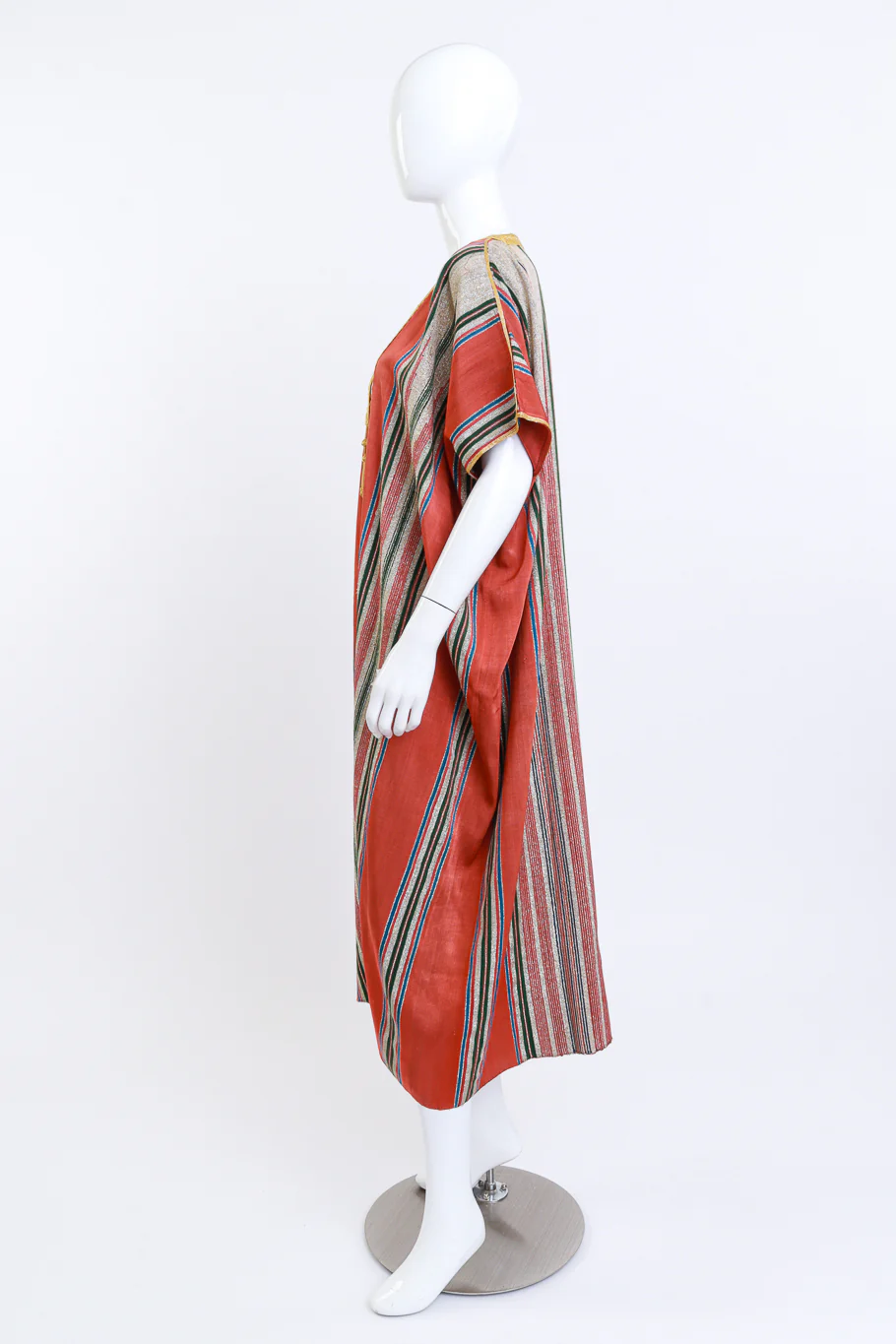 Metallic Stripe Caftan - Image 4