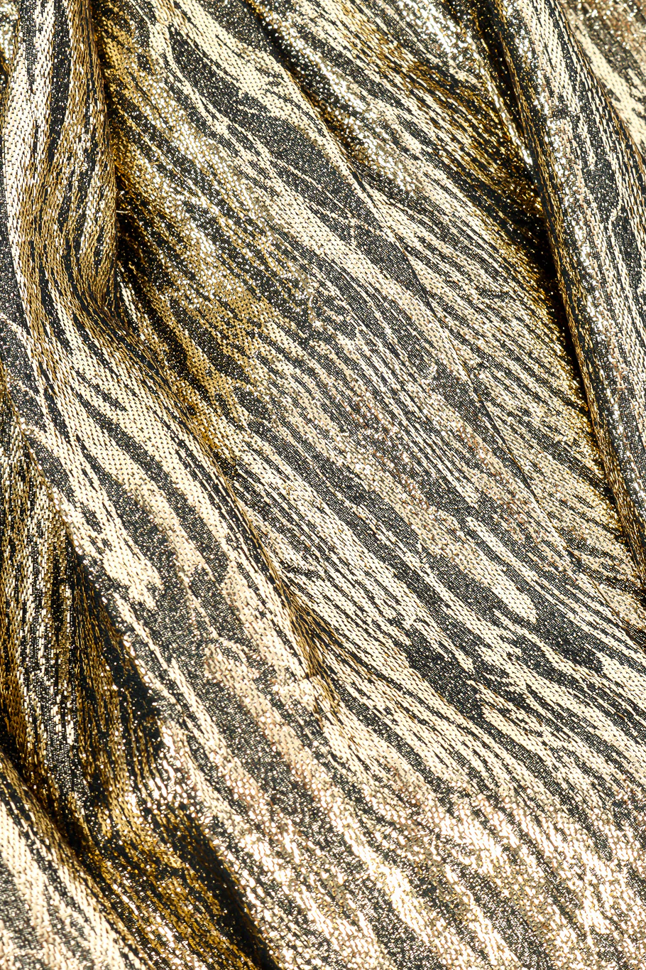 Metallic Stripe Surplice Dress - Image 7