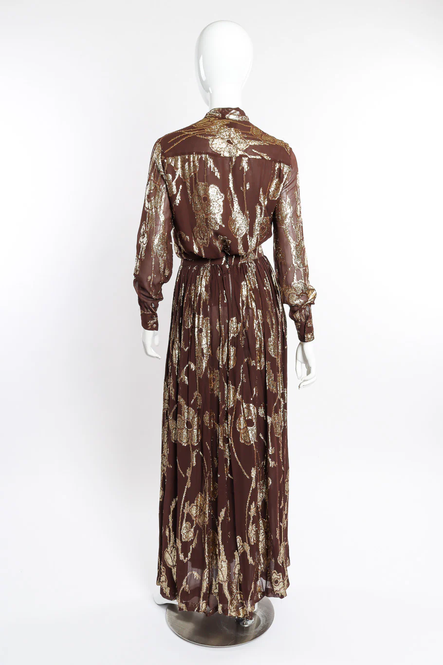 Metallic Top and Skirt Set - Image 3