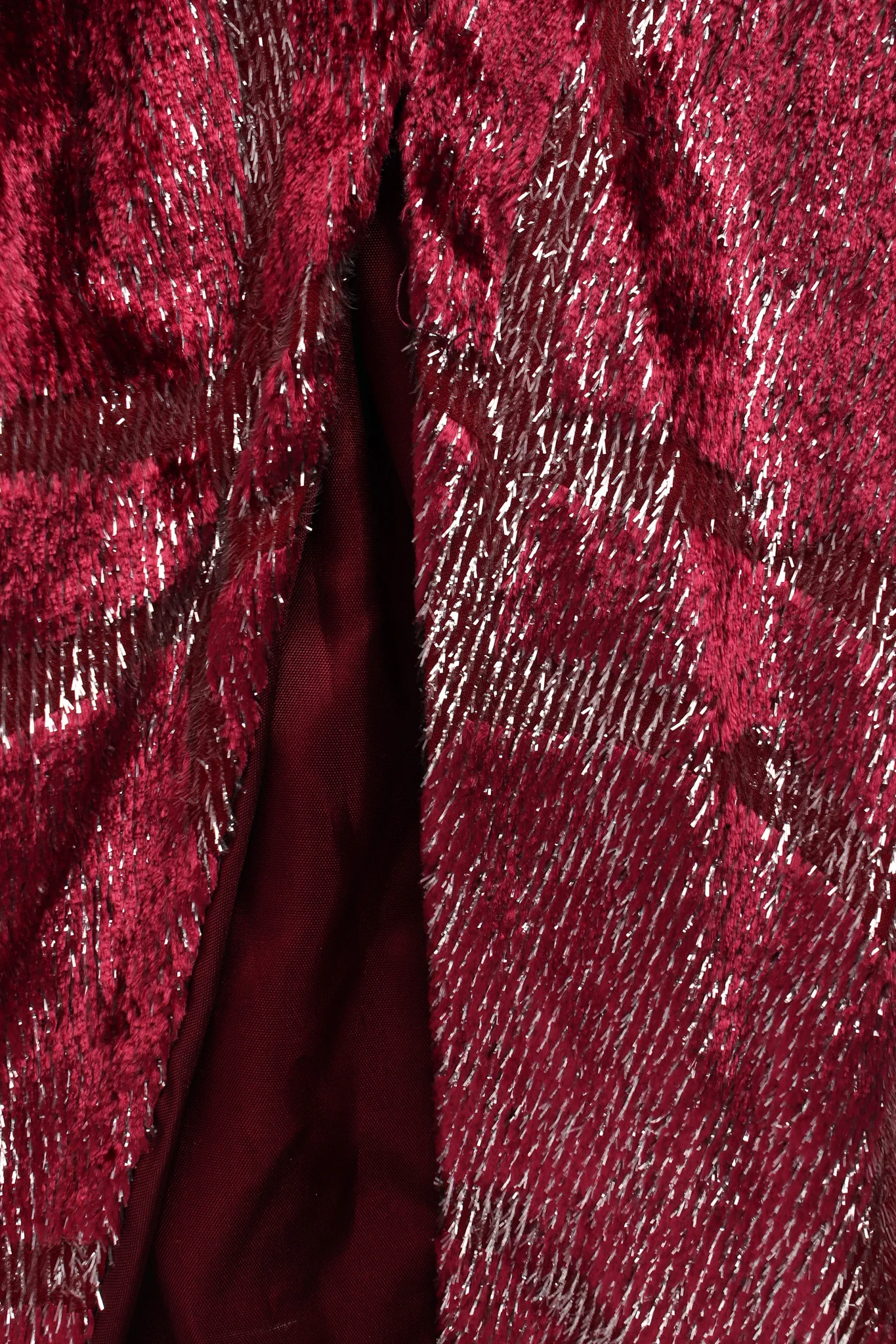 Metallic Velvet Burnout Dress - Image 10