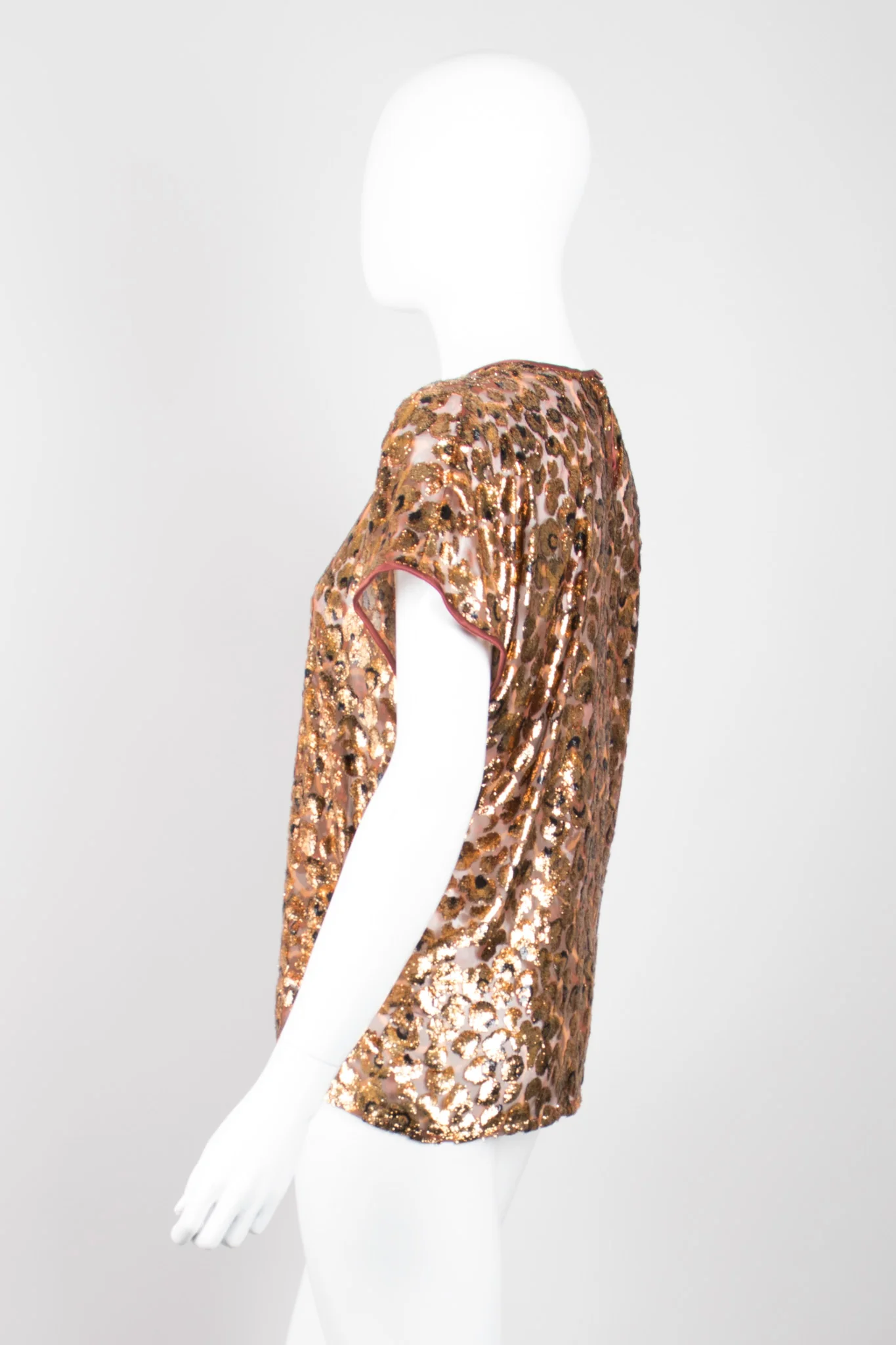 Metallic Velvet Lamé Animal Tee - Image 6