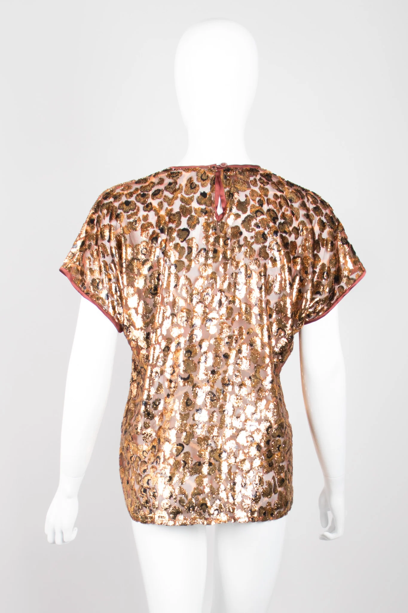 Metallic Velvet Lamé Animal Tee - Image 7