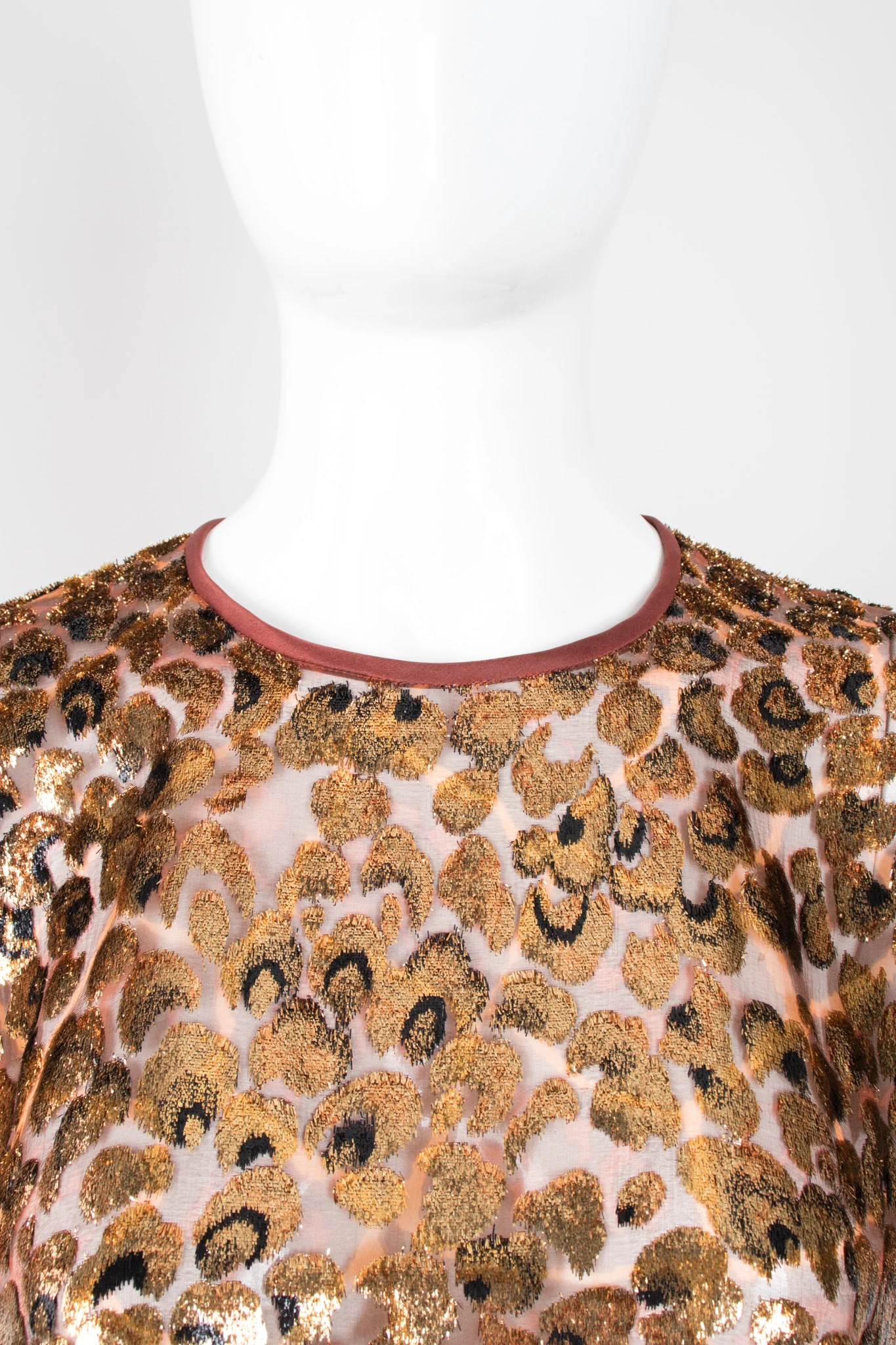 Metallic Velvet Lamé Animal Tee - Image 8