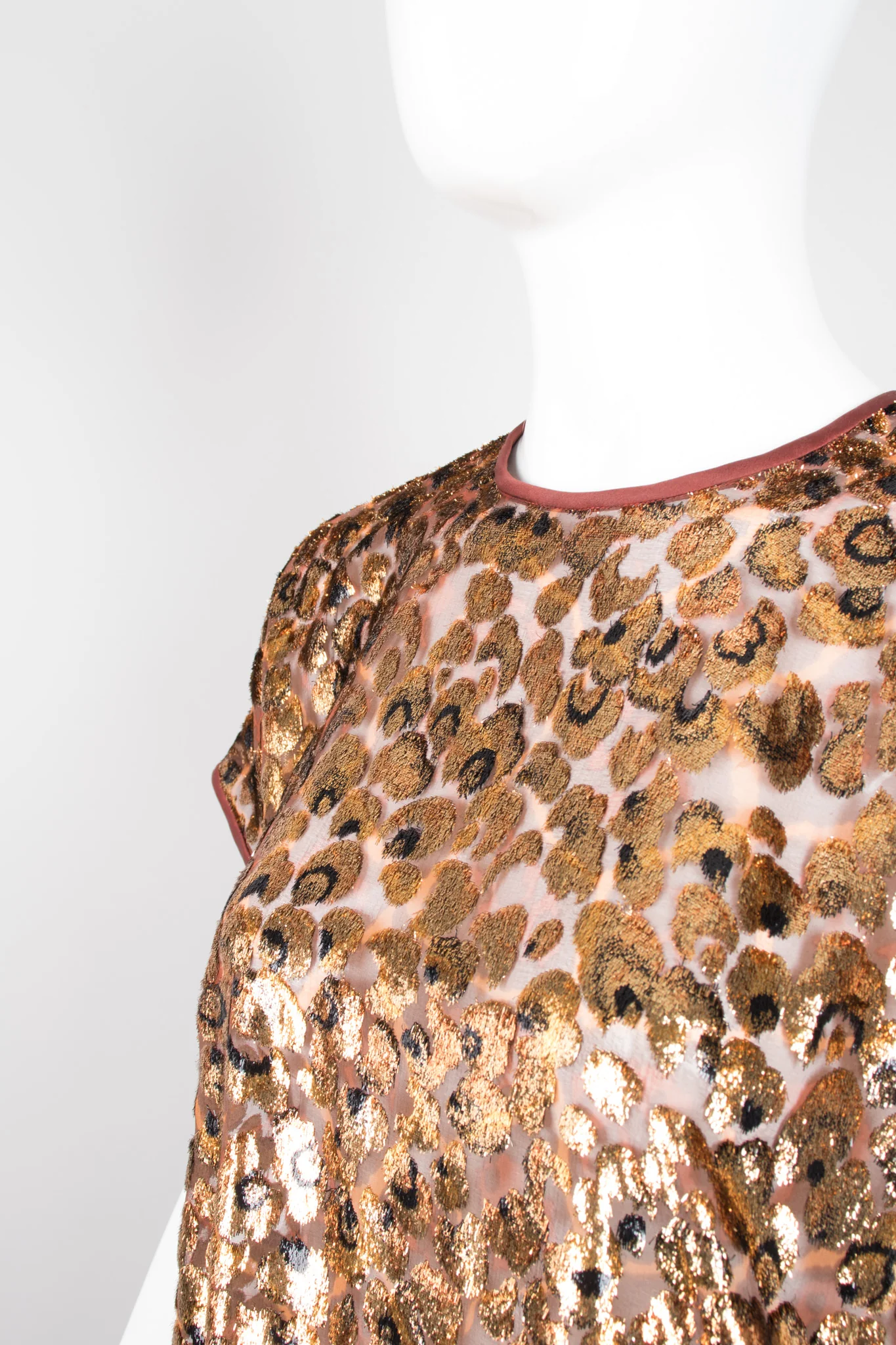 Metallic Velvet Lamé Animal Tee - Image 9