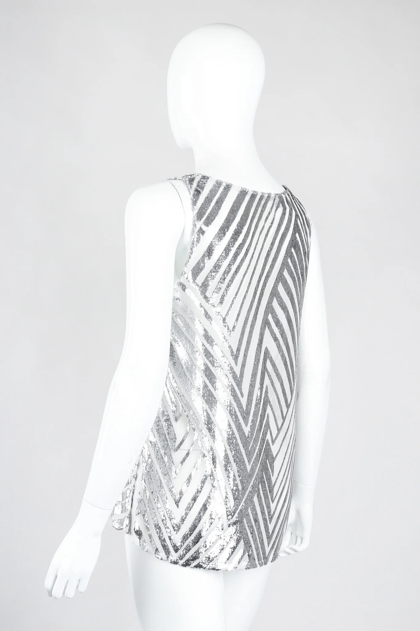 Metallic Velvet Lamé Tank - Image 6