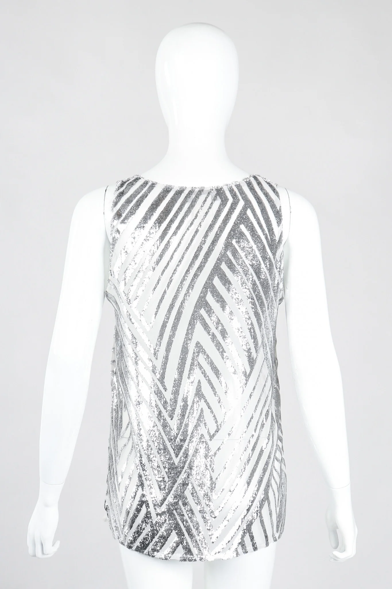 Metallic Velvet Lamé Tank - Image 7