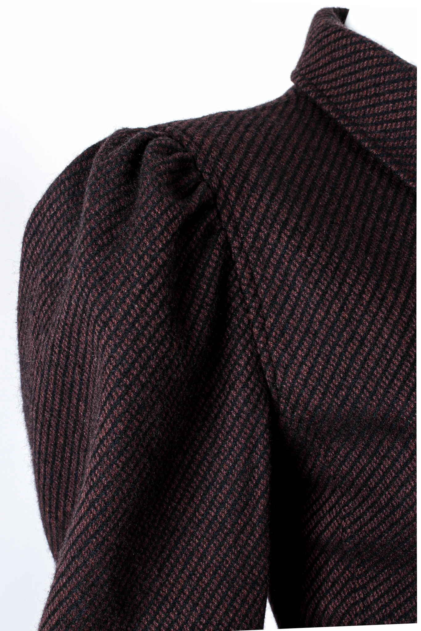 Micro Check Tweed Princess Coat - Image 8