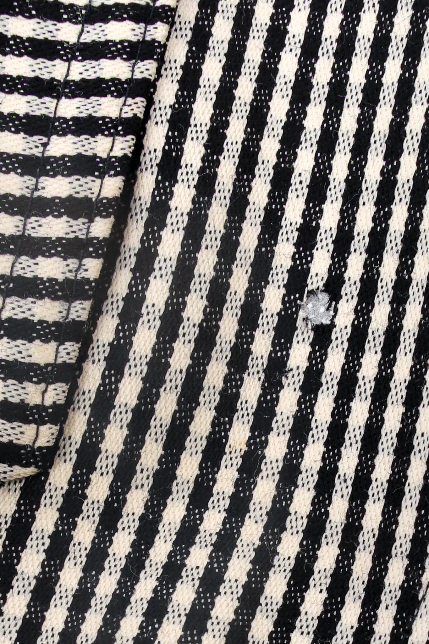 Micro Gingham Cropped Jacket - Image 7