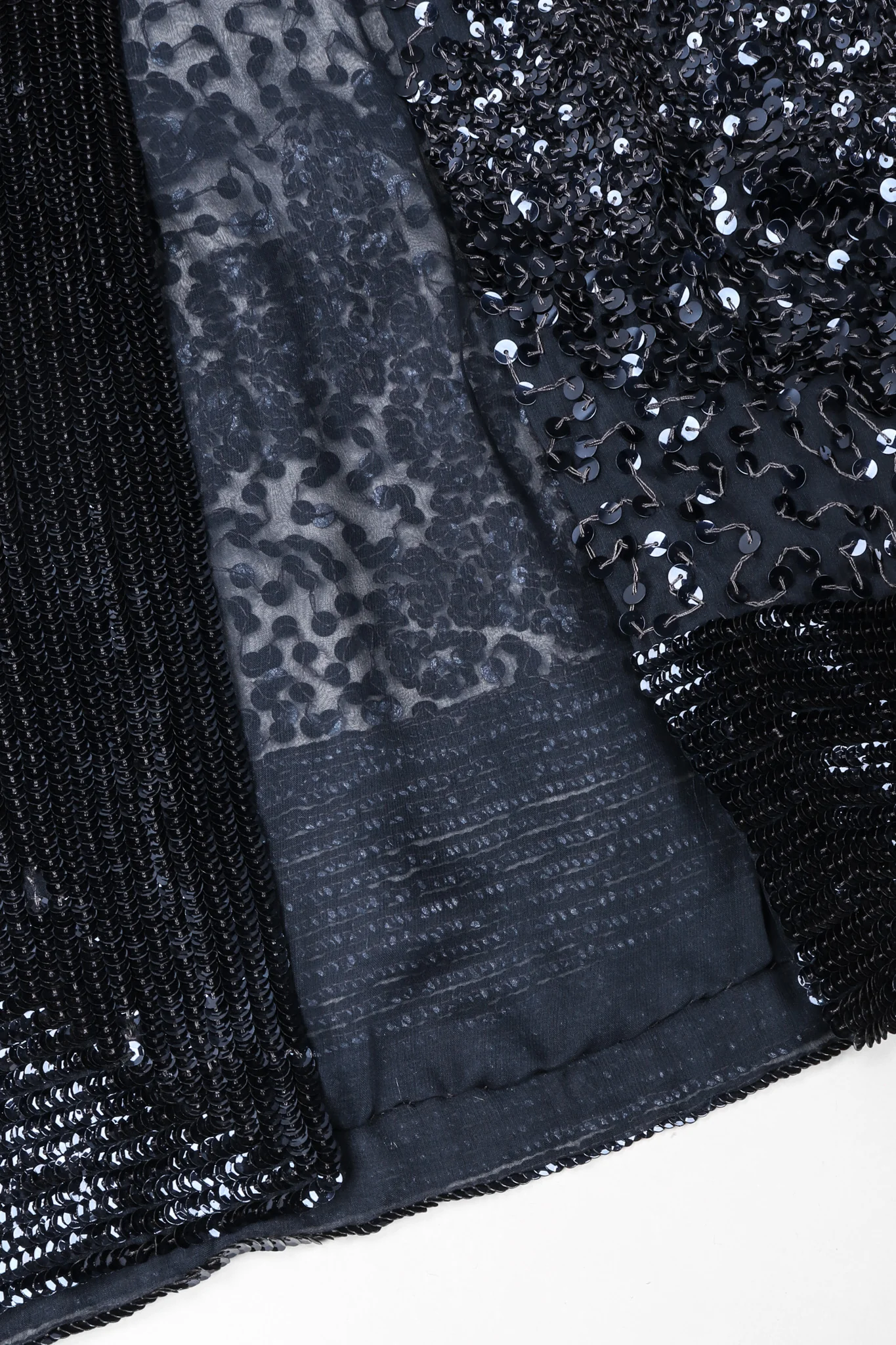 Micro Sequin Chiffon Skirt - Image 12
