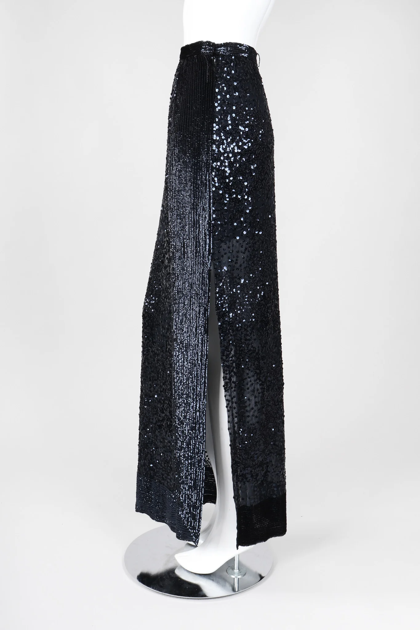 Micro Sequin Chiffon Skirt - Image 6