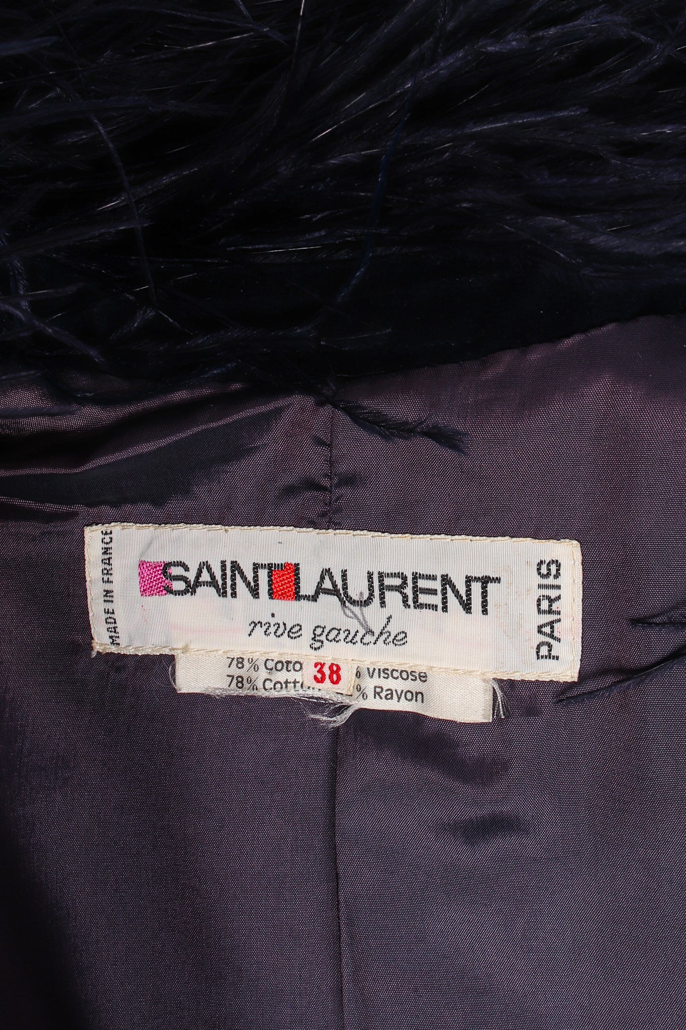 Midnight Ostrich Velvet Jacket - Image 9