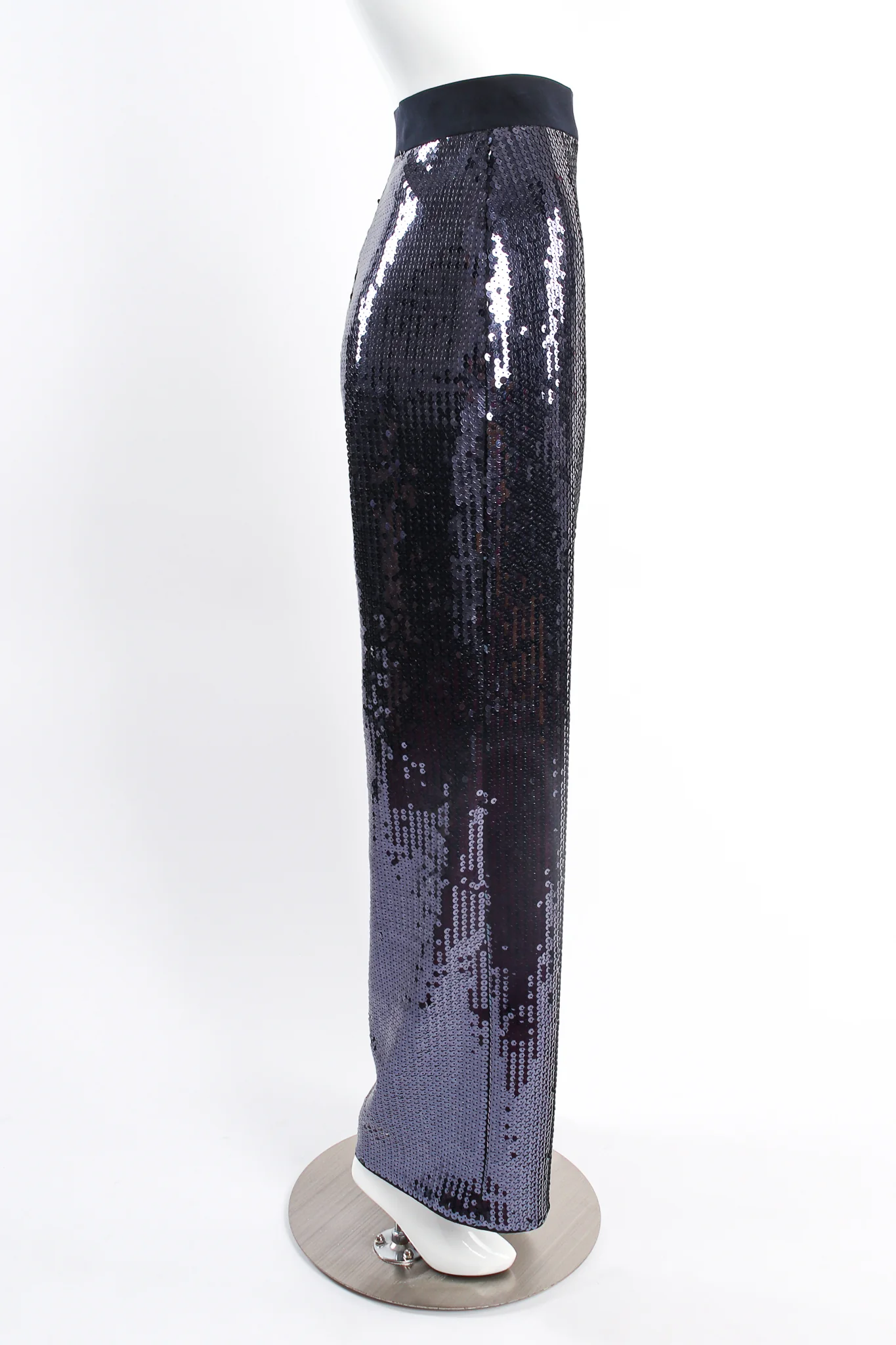 Midnight Sequin Wide Leg Pant - Image 3