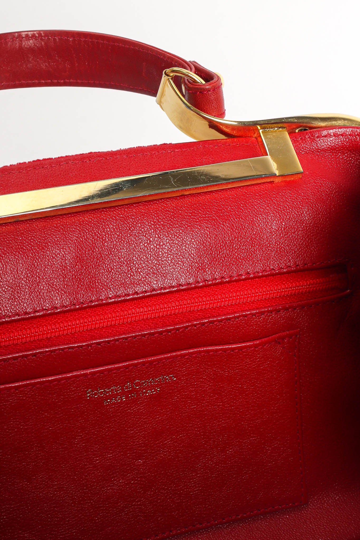 Mini Caravel Leather Frame Bag - Image 11