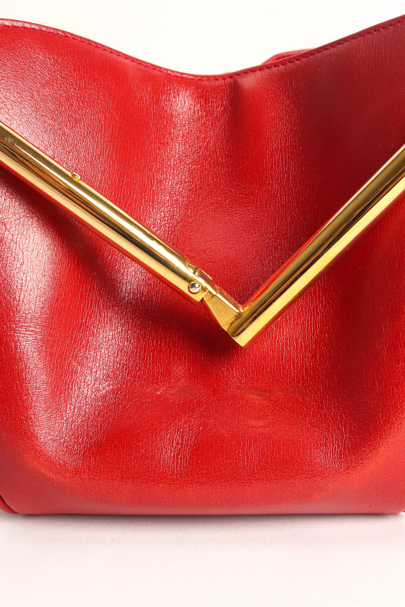 Mini Caravel Leather Frame Bag - Image 12