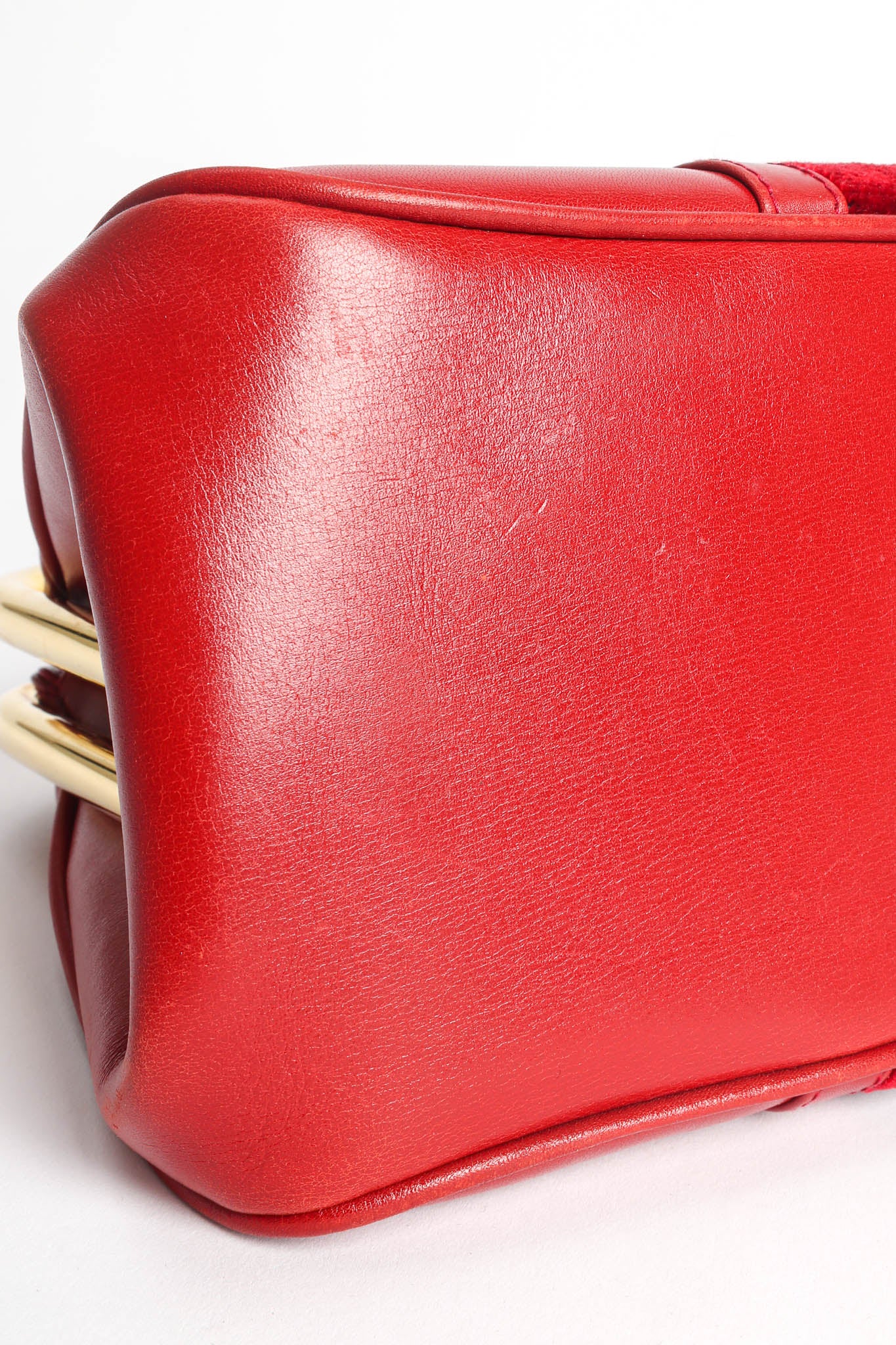 Mini Caravel Leather Frame Bag - Image 14