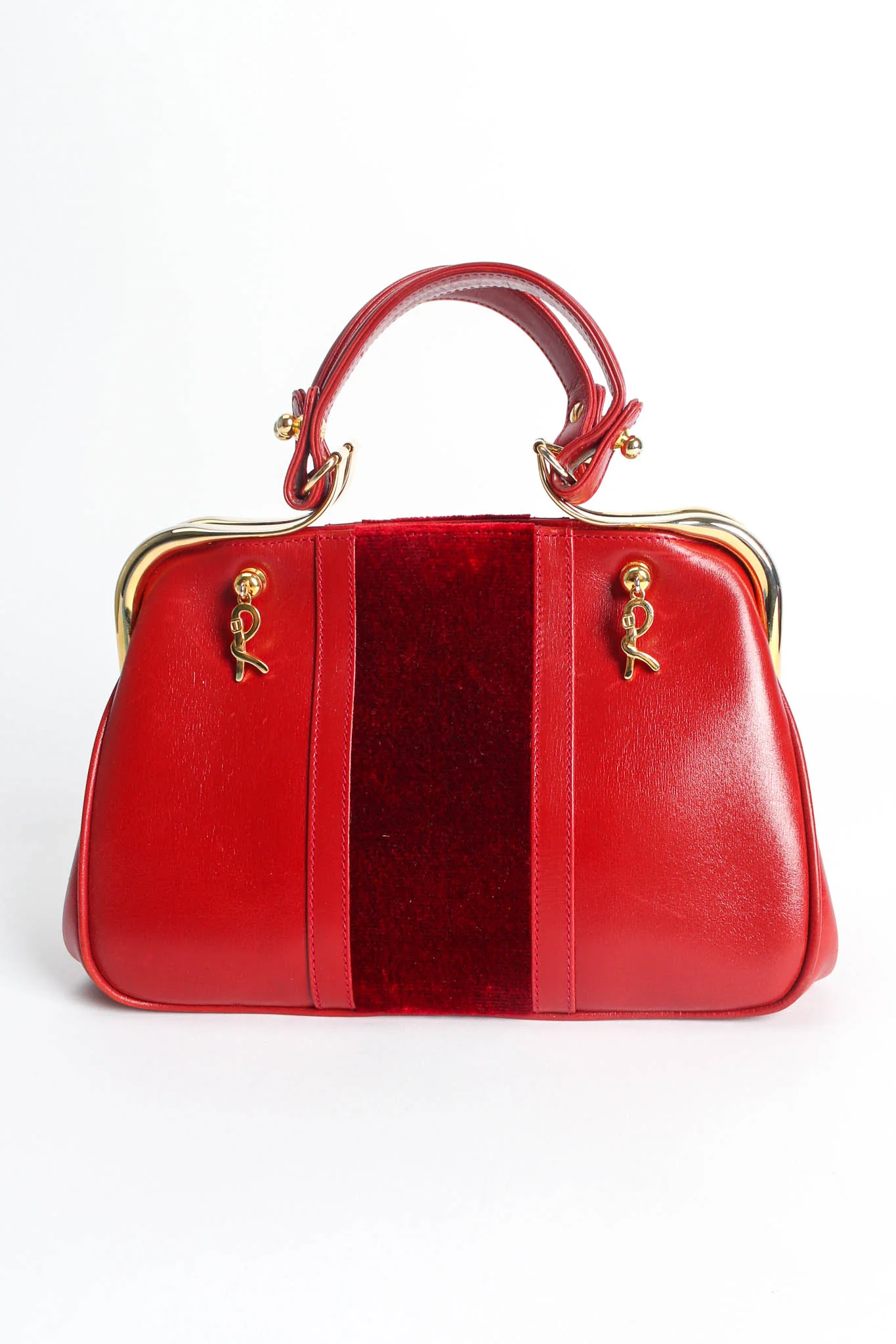 Mini Caravel Leather Frame Bag - Image 3
