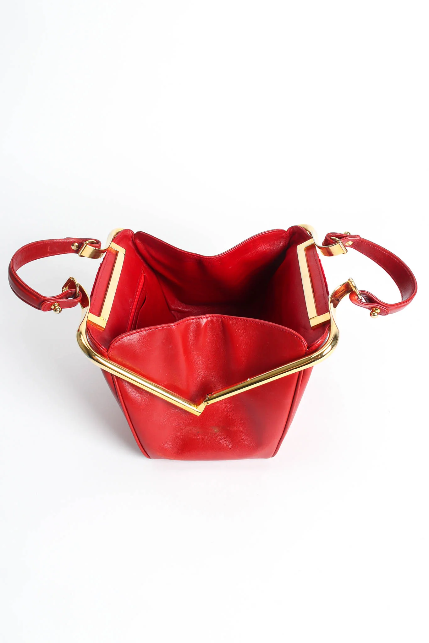 Mini Caravel Leather Frame Bag - Image 9