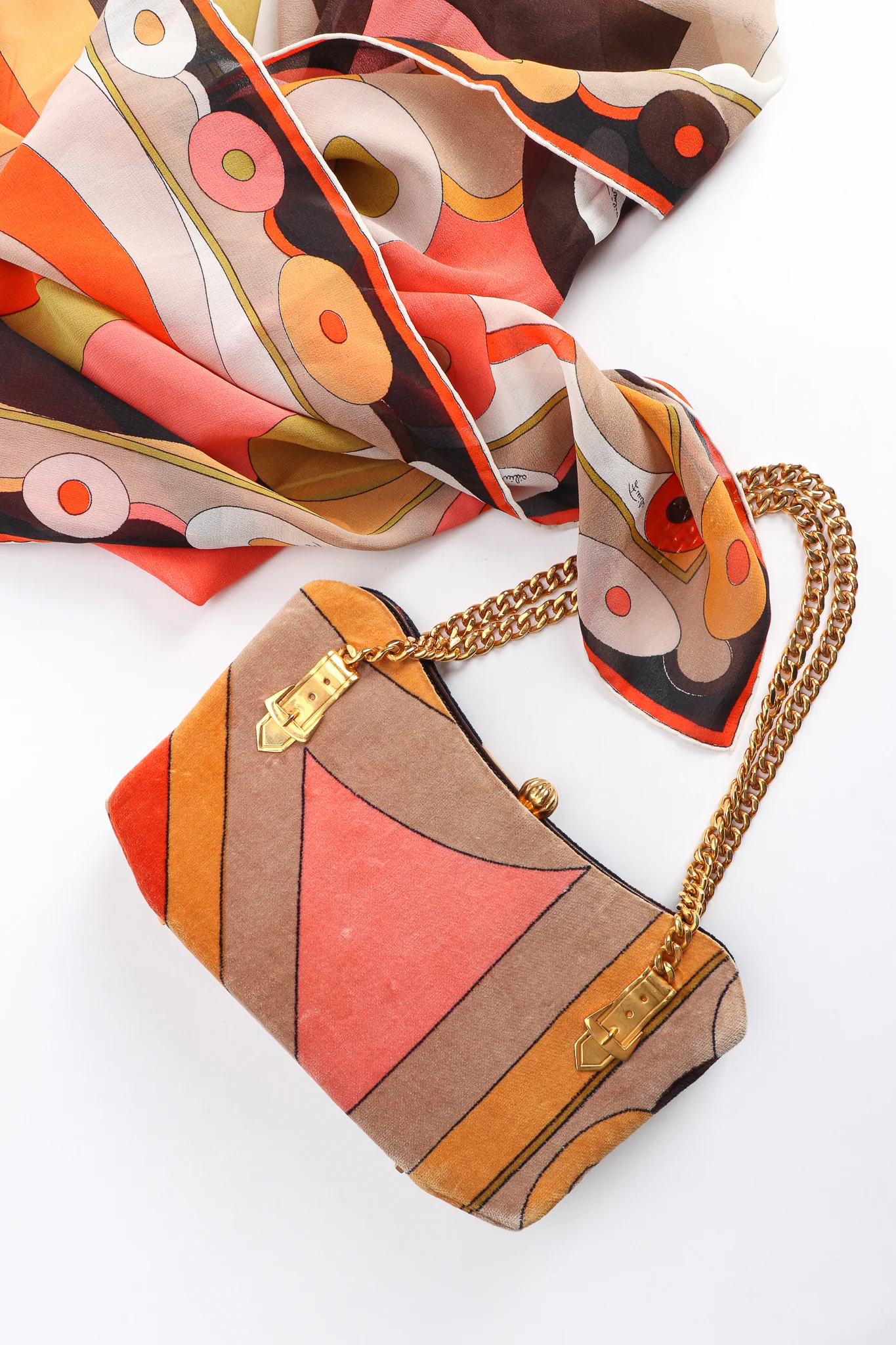Mini Velvet Bag & Scarf Set