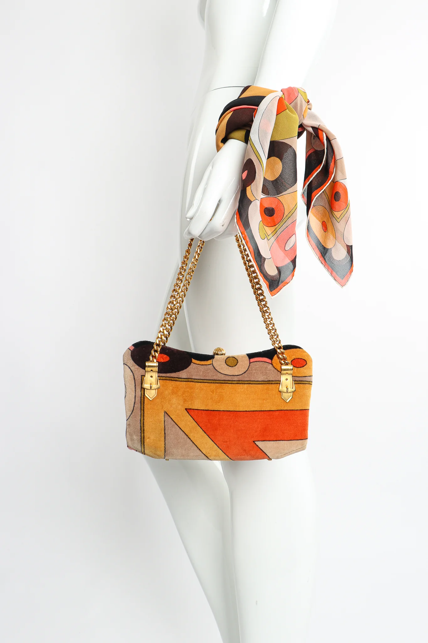 Mini Velvet Bag & Scarf Set - Image 2